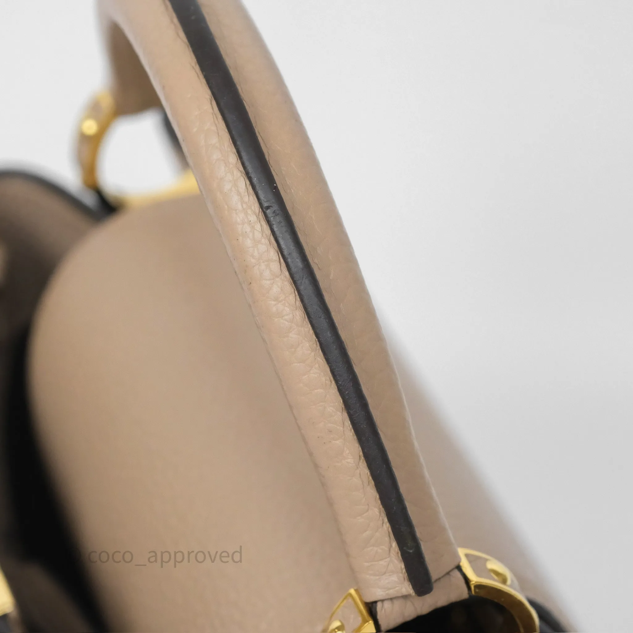 Louis Vuitton Capucines BB Taurillon Leather Galet