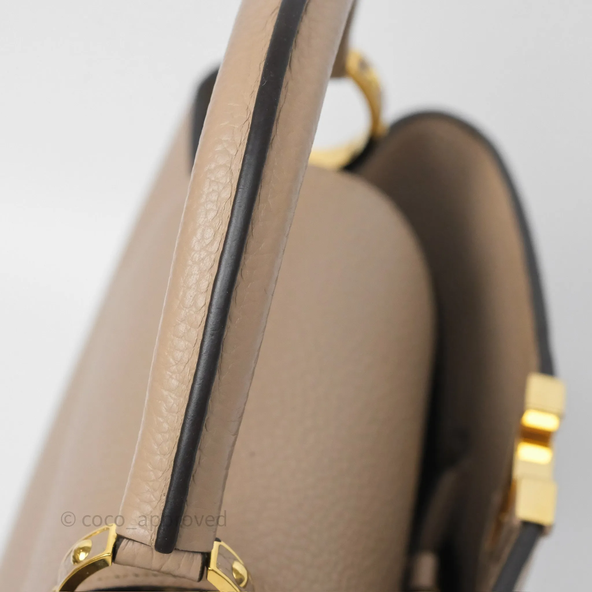 Louis Vuitton Capucines BB Taurillon Leather Galet