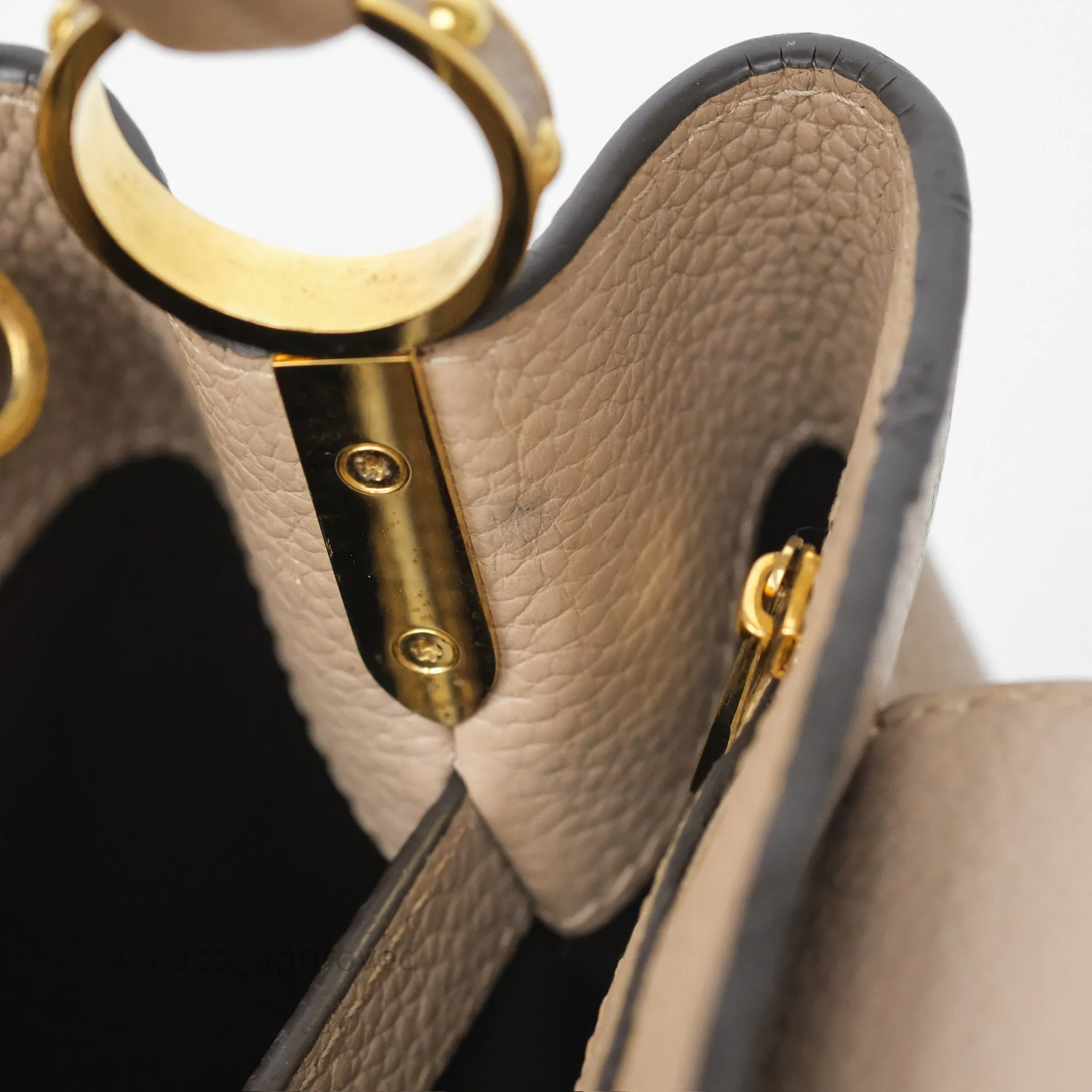 Louis Vuitton Capucines BB Taurillon Leather Galet