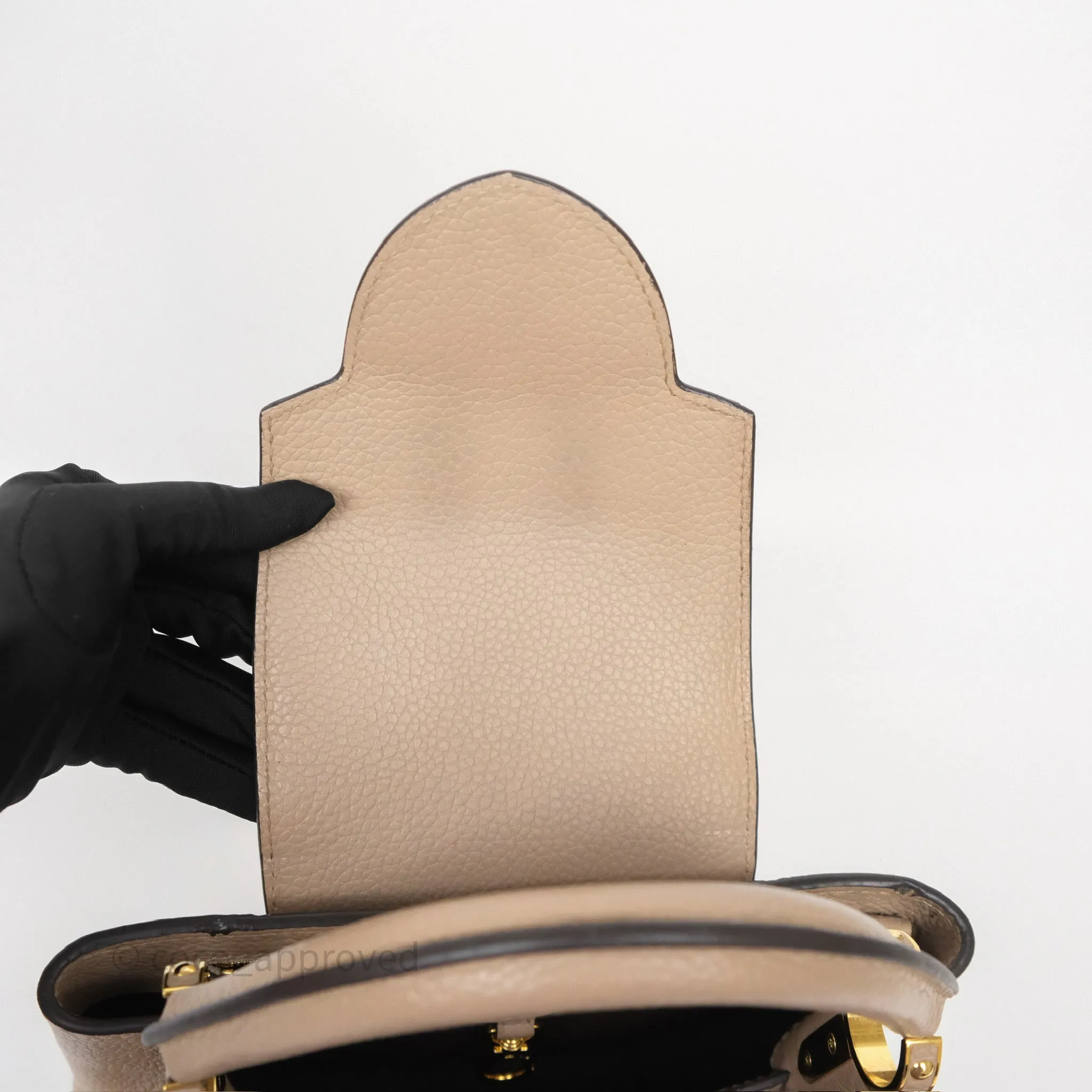 Louis Vuitton Capucines BB Taurillon Leather Galet