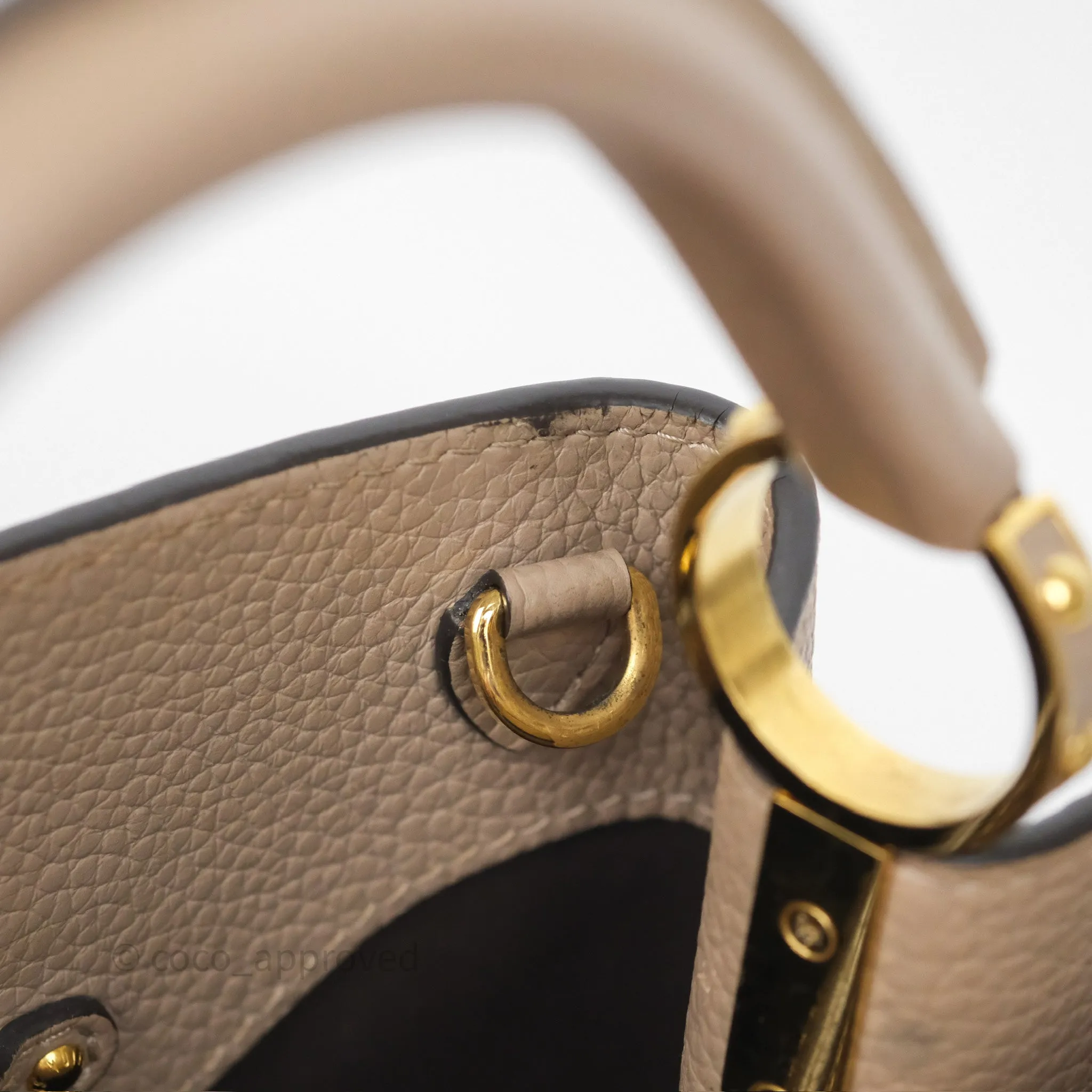 Louis Vuitton Capucines BB Taurillon Leather Galet