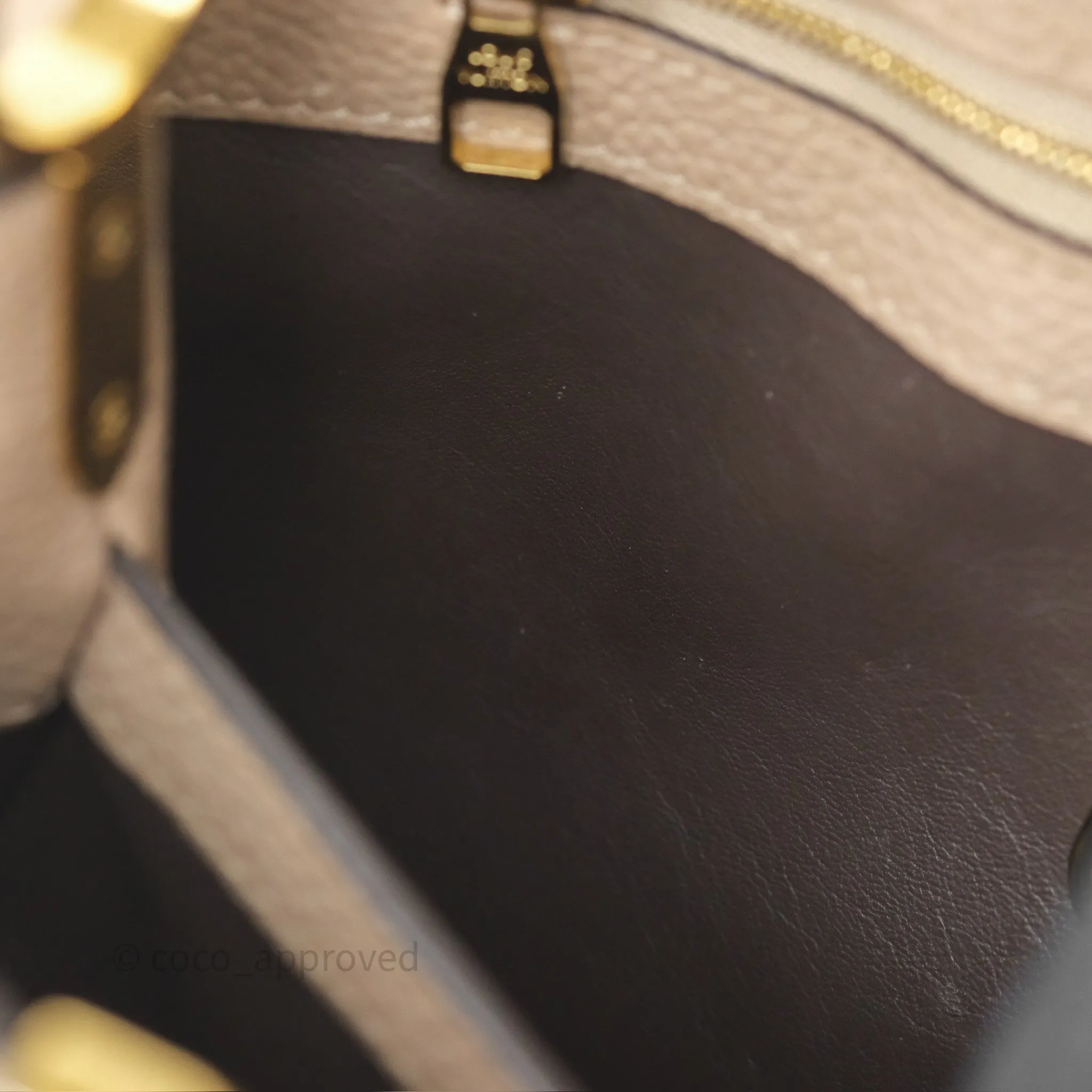 Louis Vuitton Capucines BB Taurillon Leather Galet