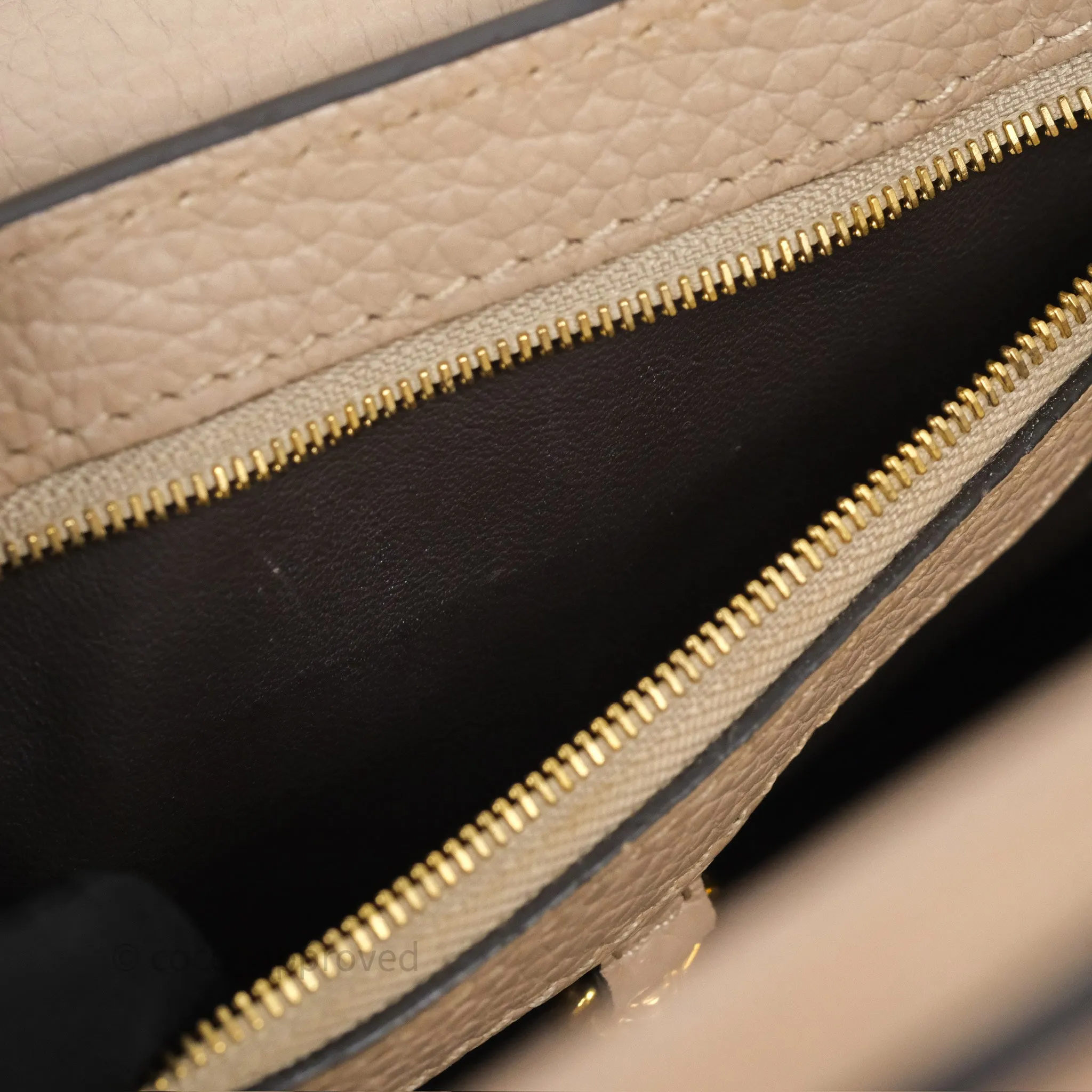 Louis Vuitton Capucines BB Taurillon Leather Galet