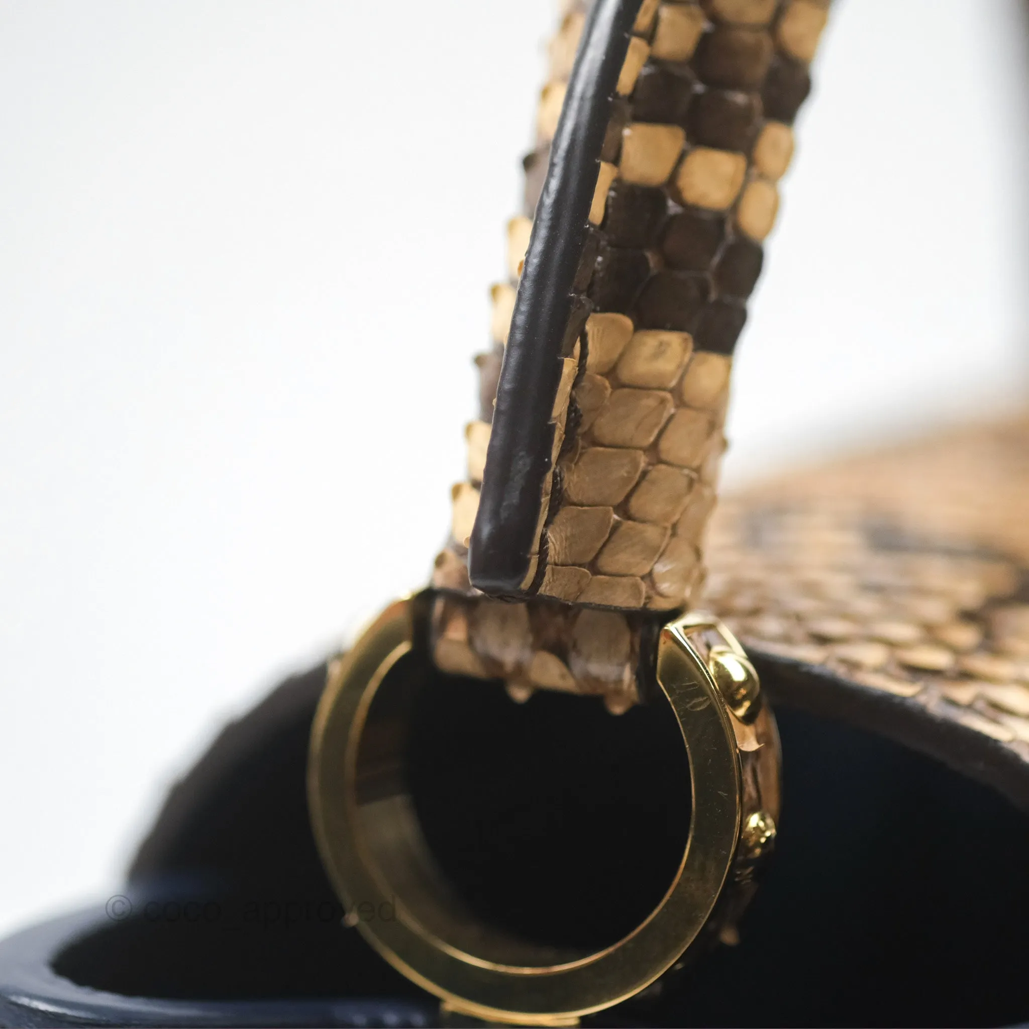 Louis Vuitton Capucines Mini Navy in Taurillon Leather and Python Leather
