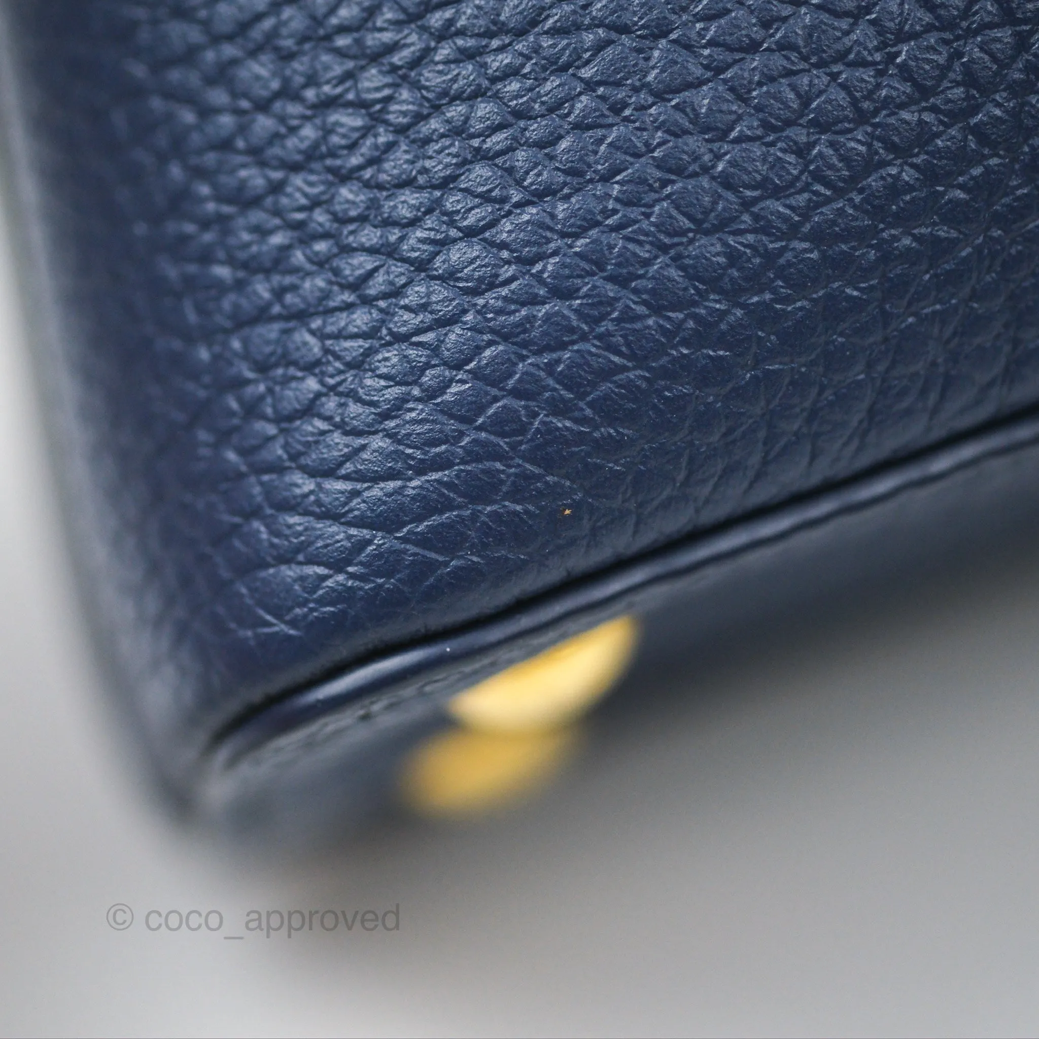 Louis Vuitton Capucines Mini Navy in Taurillon Leather and Python Leather