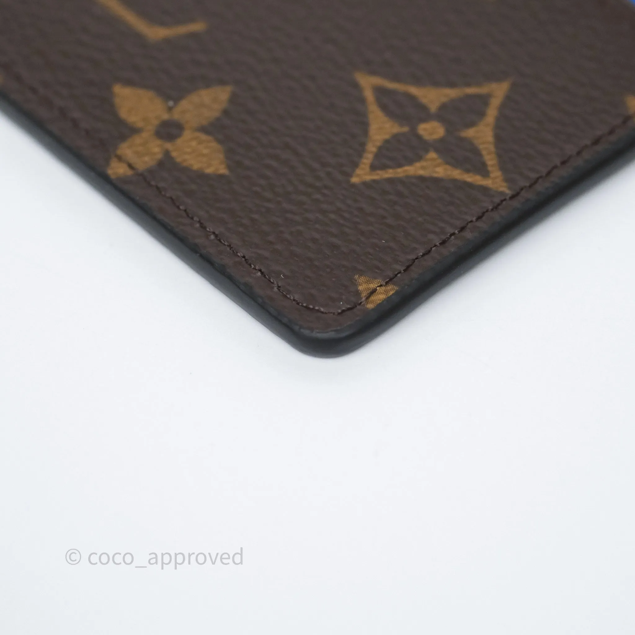 Louis Vuitton Card Holder PM Monogram Macassar Bleu