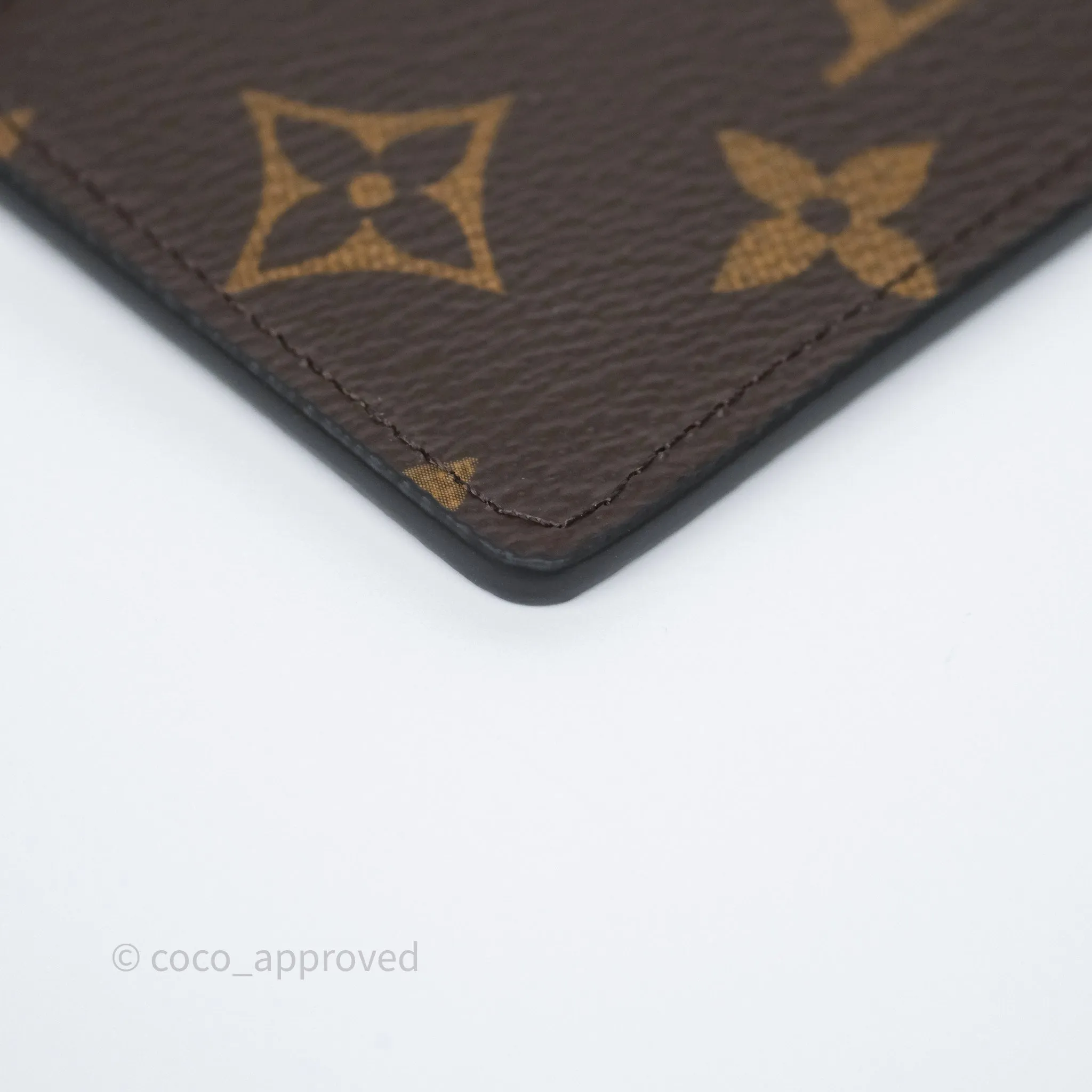 Louis Vuitton Card Holder PM Monogram Macassar Bleu