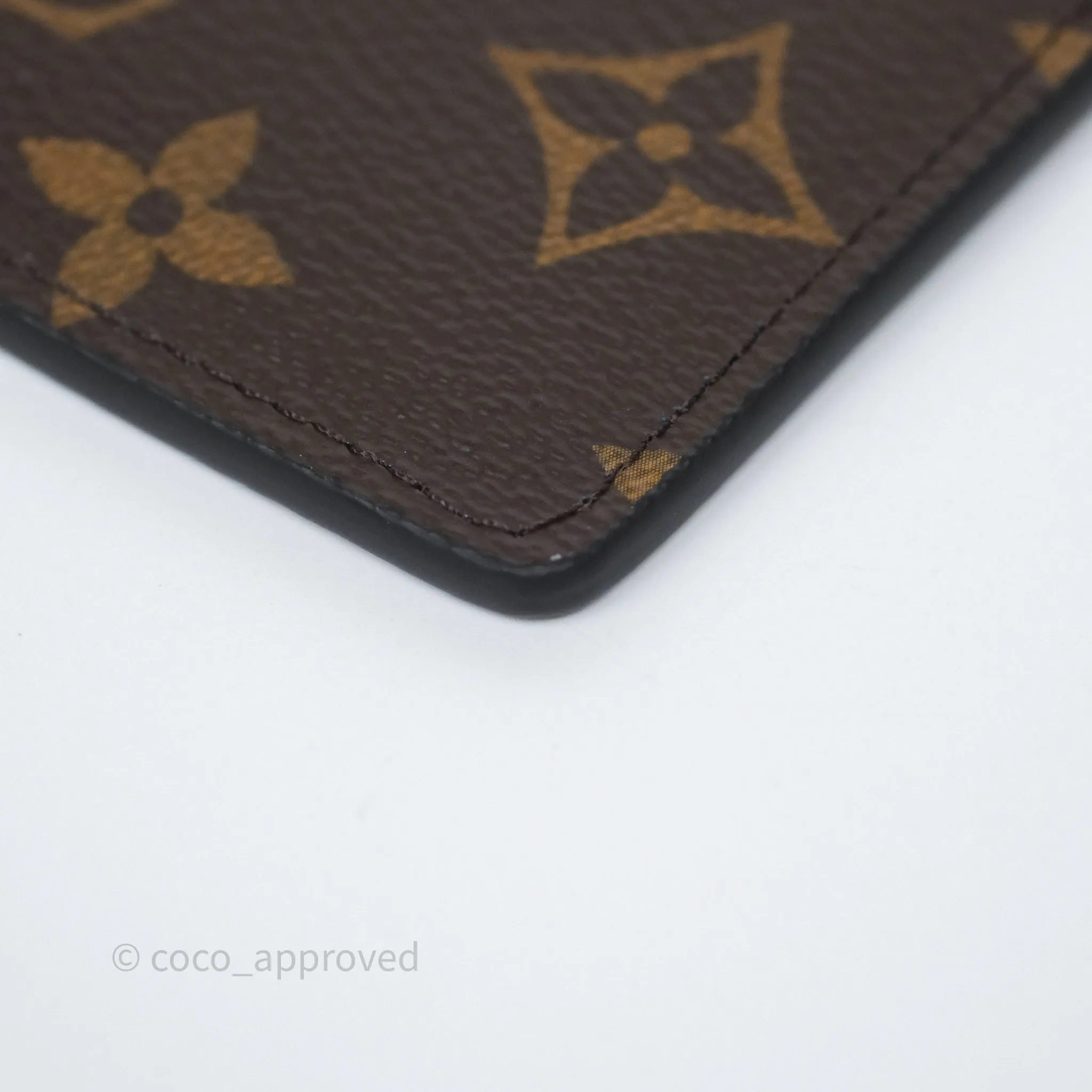 Louis Vuitton Card Holder PM Monogram Macassar Bleu