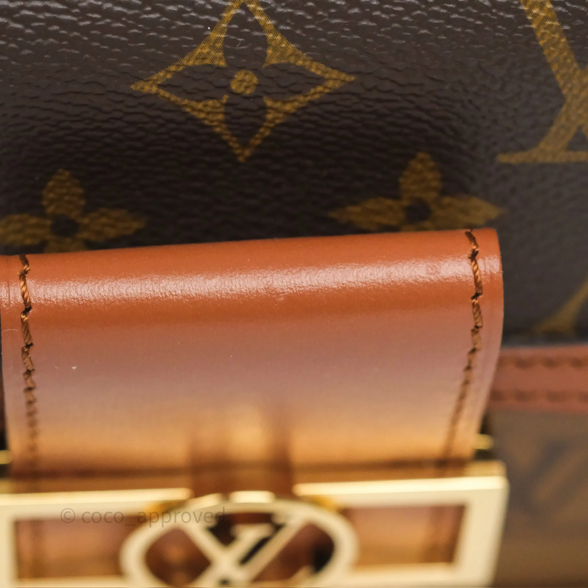 Louis Vuitton Chain Wallet Dauphine Monogram Reverse