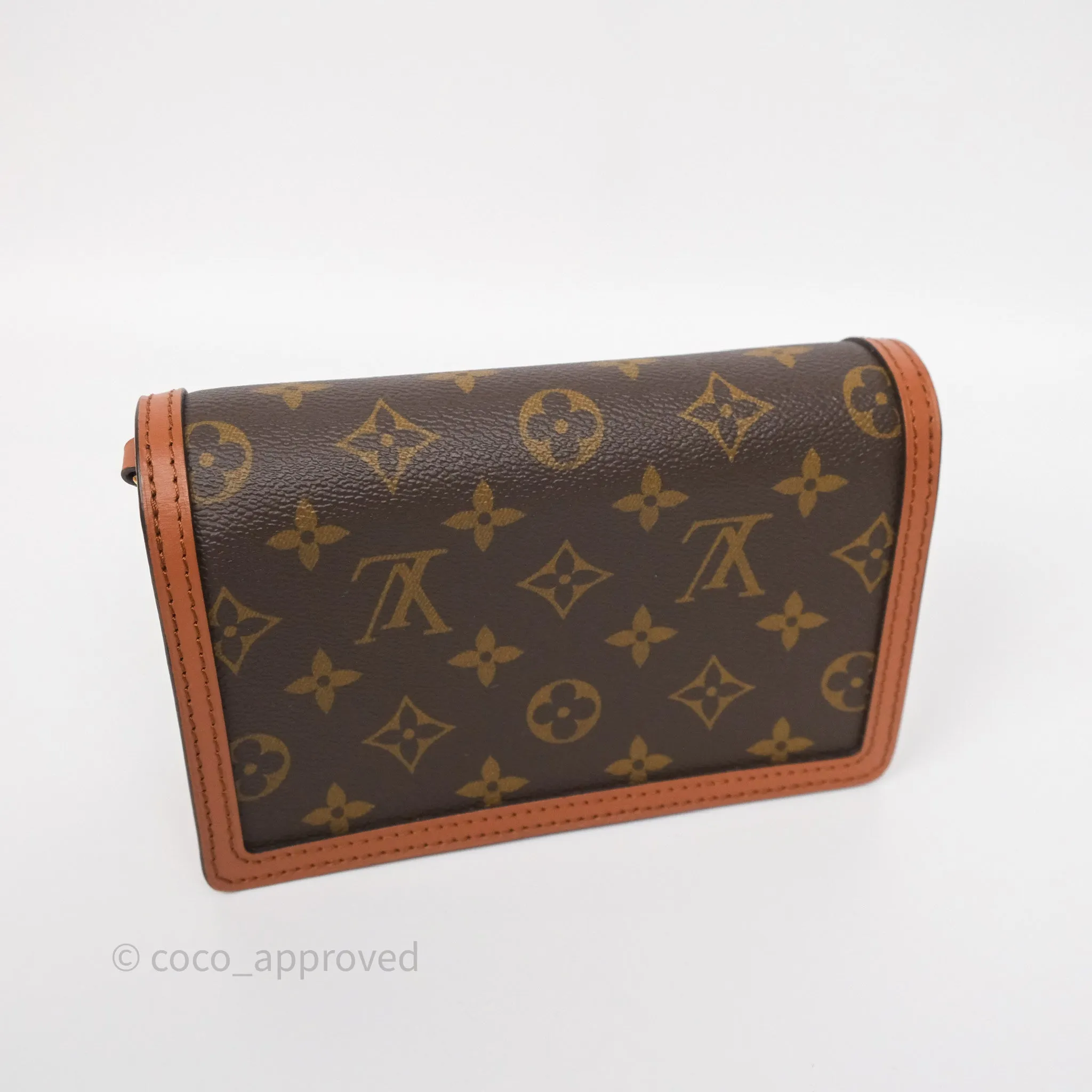 Louis Vuitton Chain Wallet Dauphine Monogram Reverse