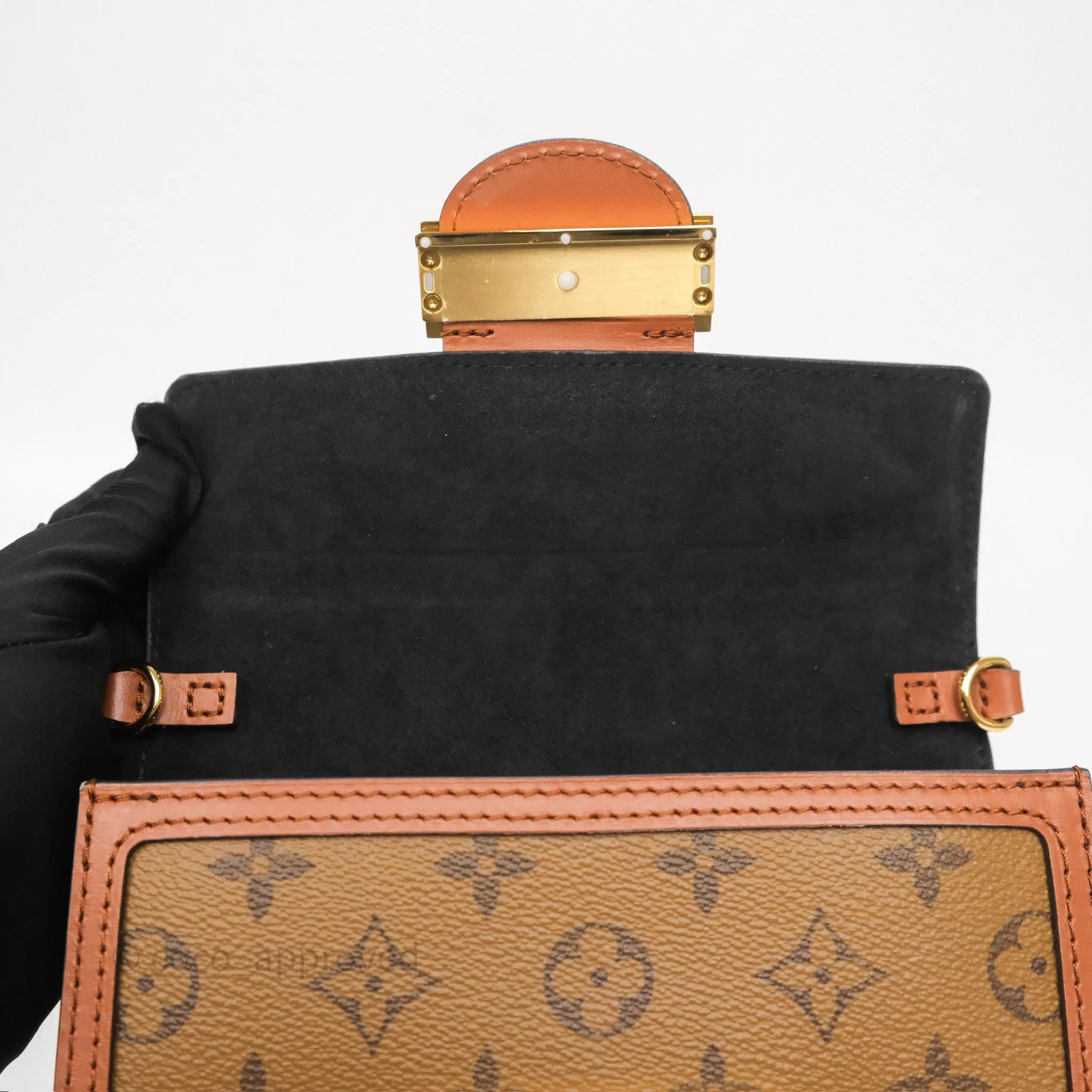 Louis Vuitton Chain Wallet Dauphine Monogram Reverse