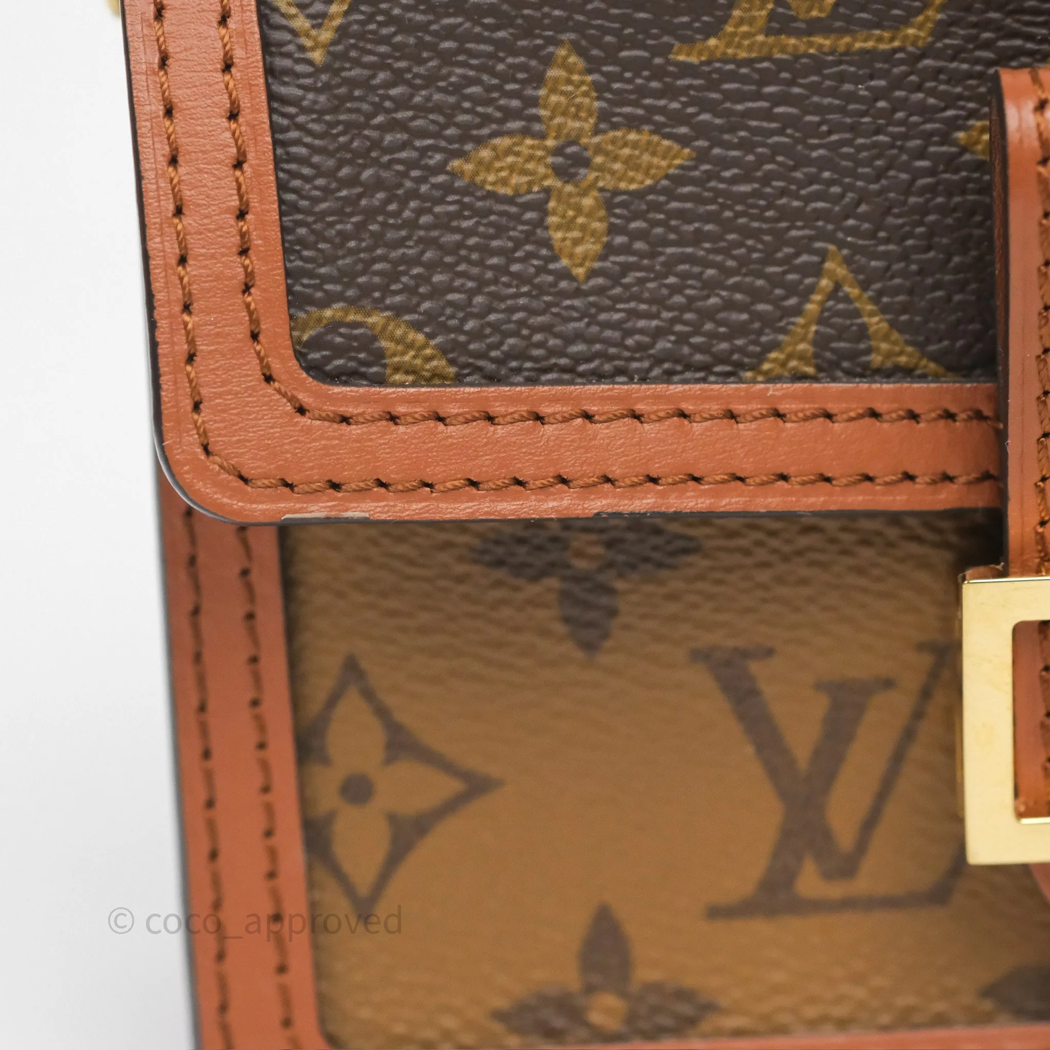 Louis Vuitton Chain Wallet Dauphine Monogram Reverse
