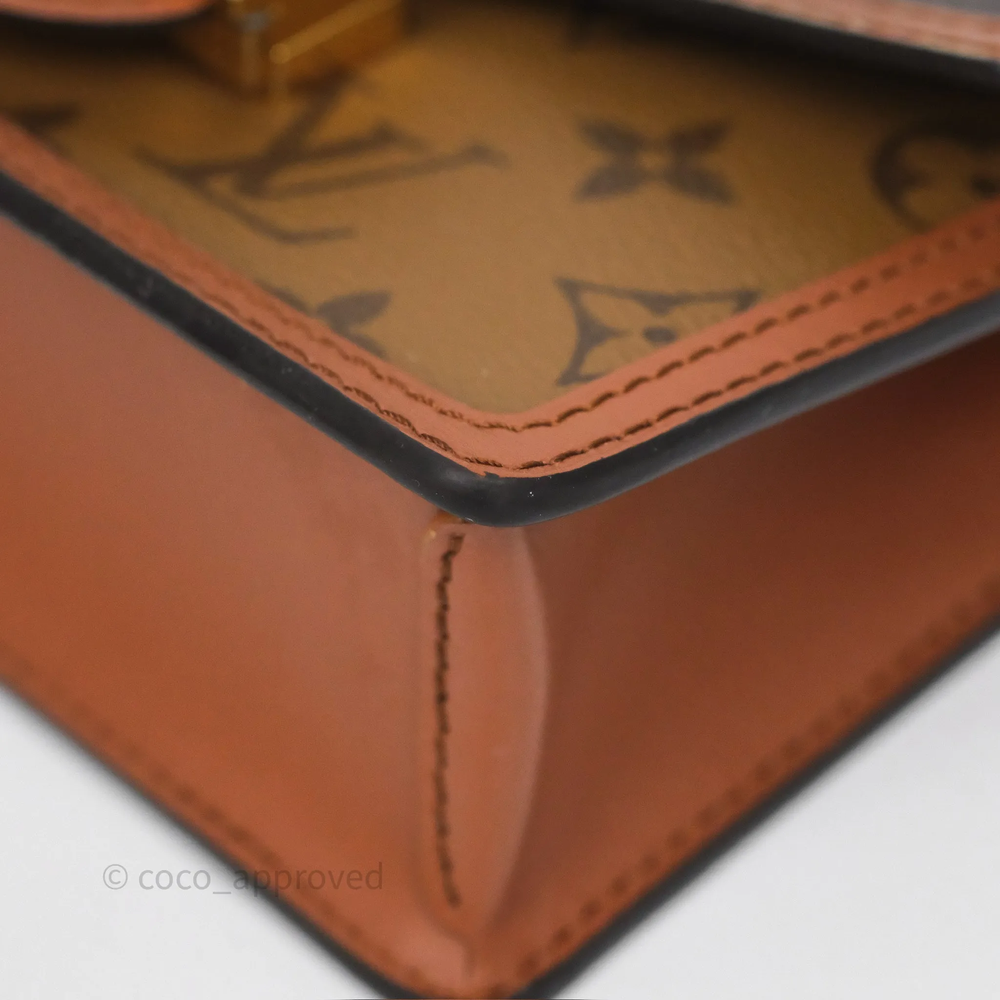 Louis Vuitton Chain Wallet Dauphine Monogram Reverse
