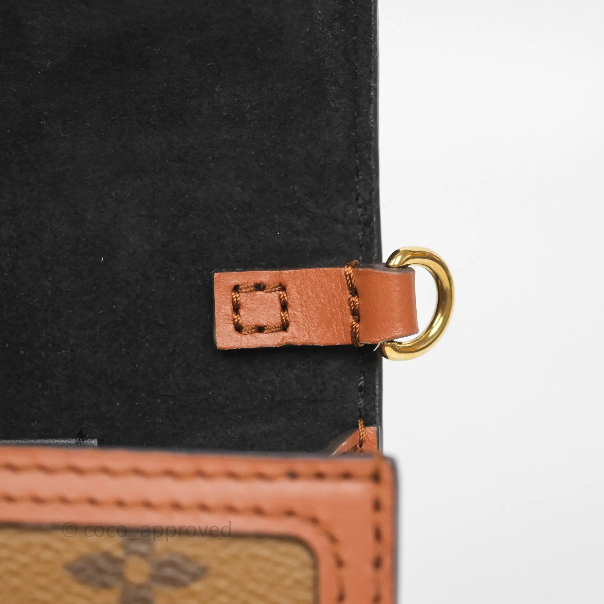 Louis Vuitton Chain Wallet Dauphine Monogram Reverse