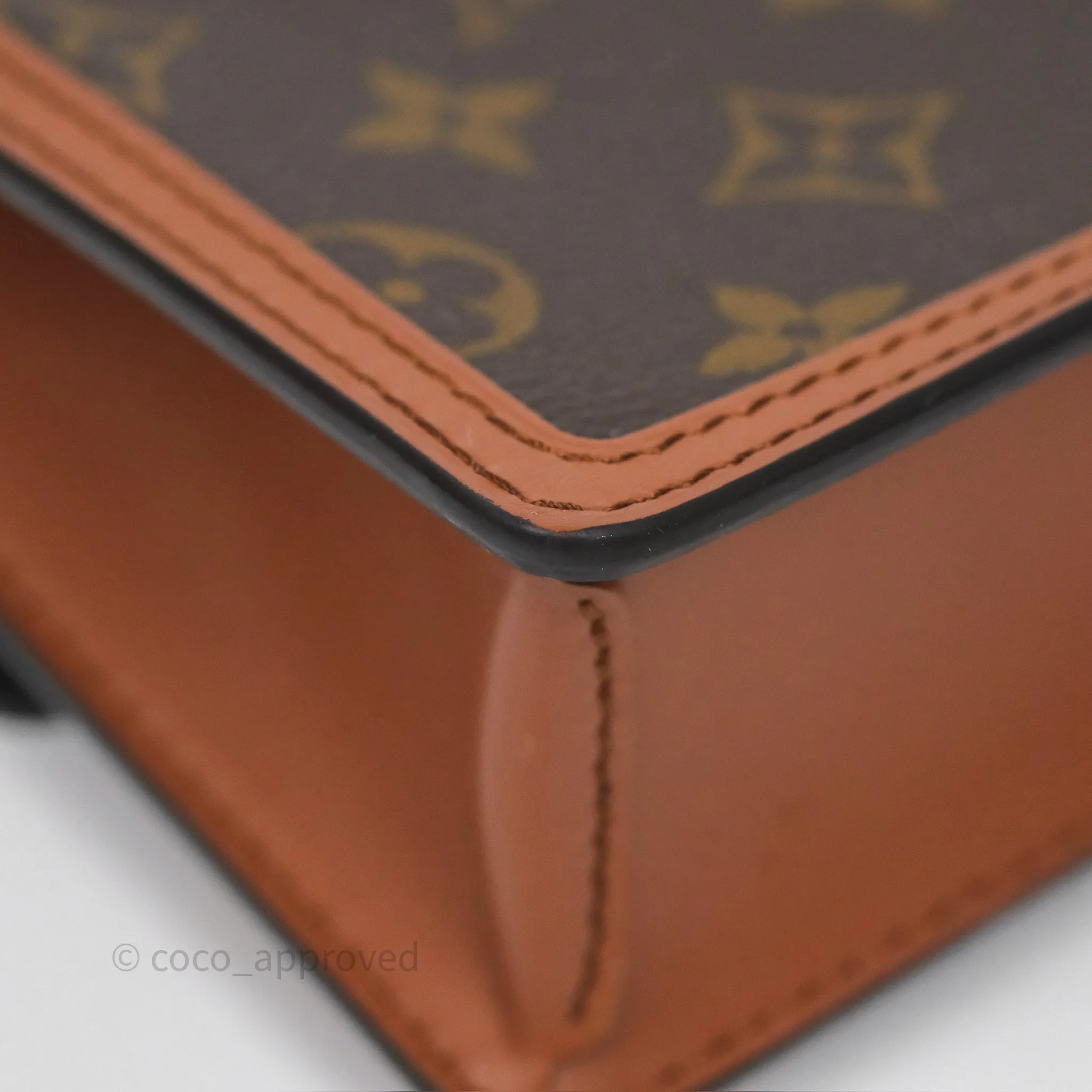 Louis Vuitton Chain Wallet Dauphine Monogram Reverse