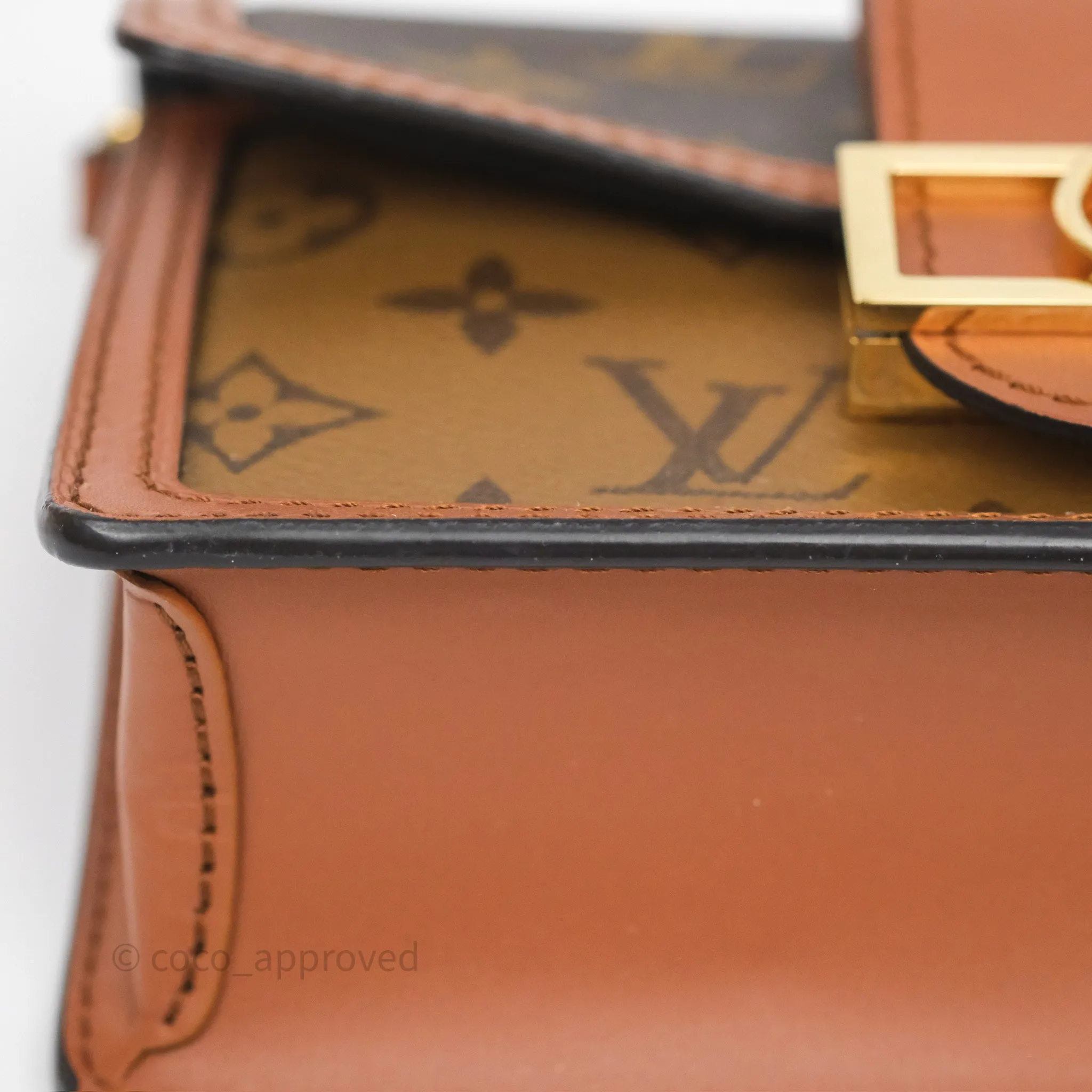 Louis Vuitton Chain Wallet Dauphine Monogram Reverse