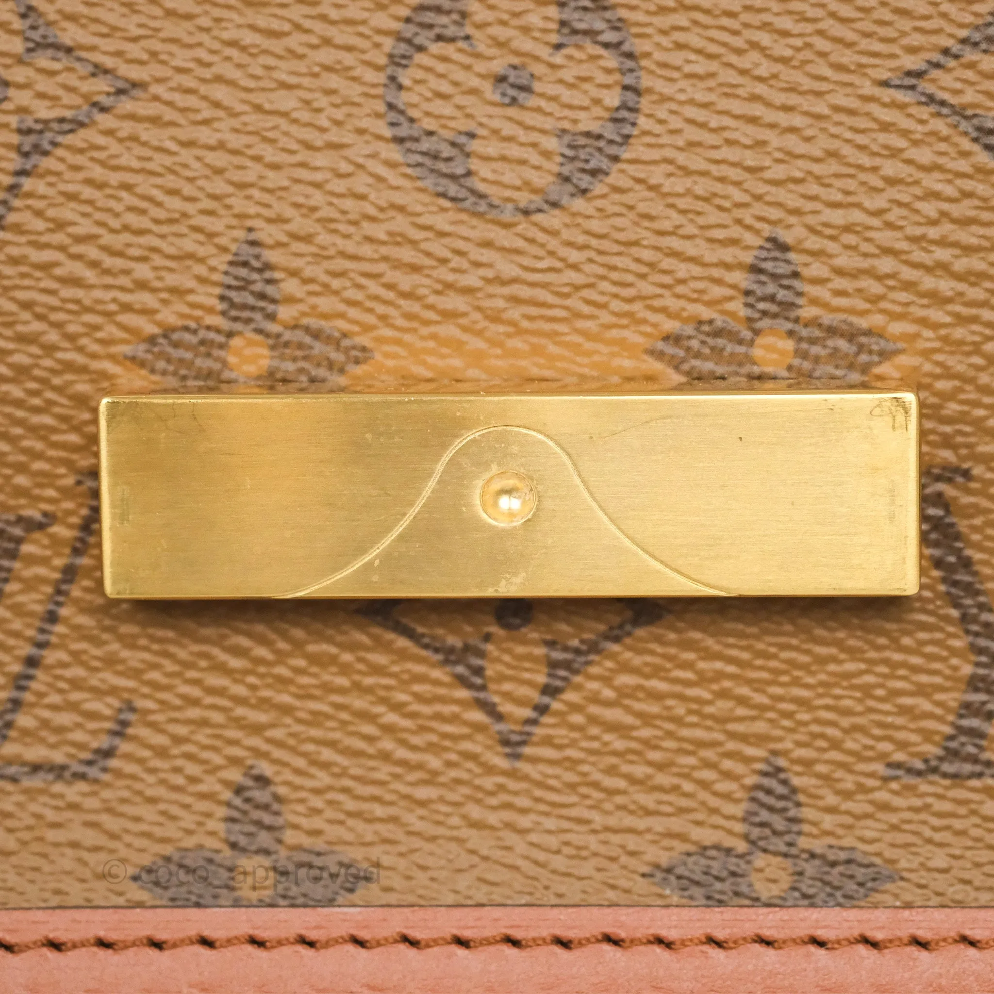 Louis Vuitton Chain Wallet Dauphine Monogram Reverse