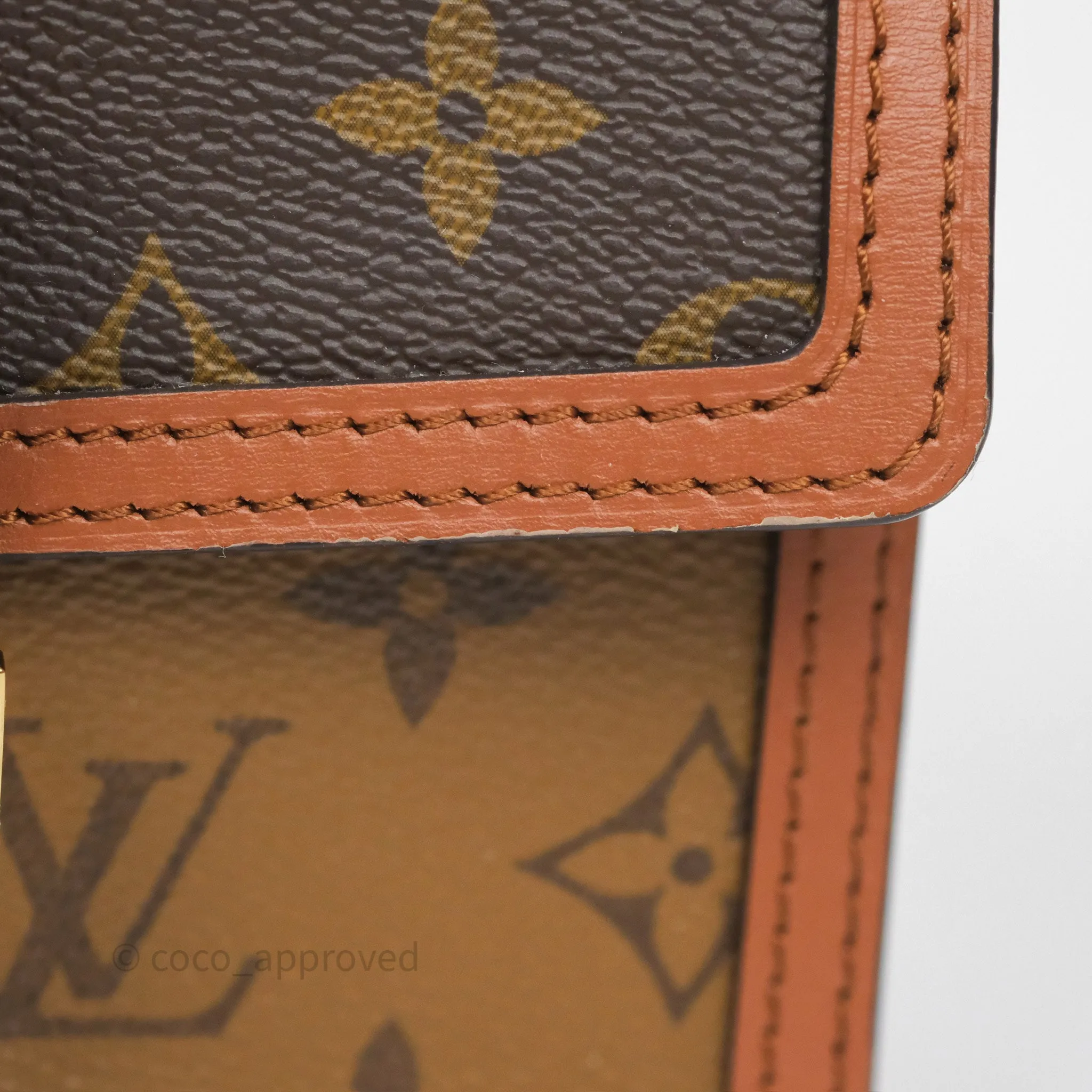Louis Vuitton Chain Wallet Dauphine Monogram Reverse