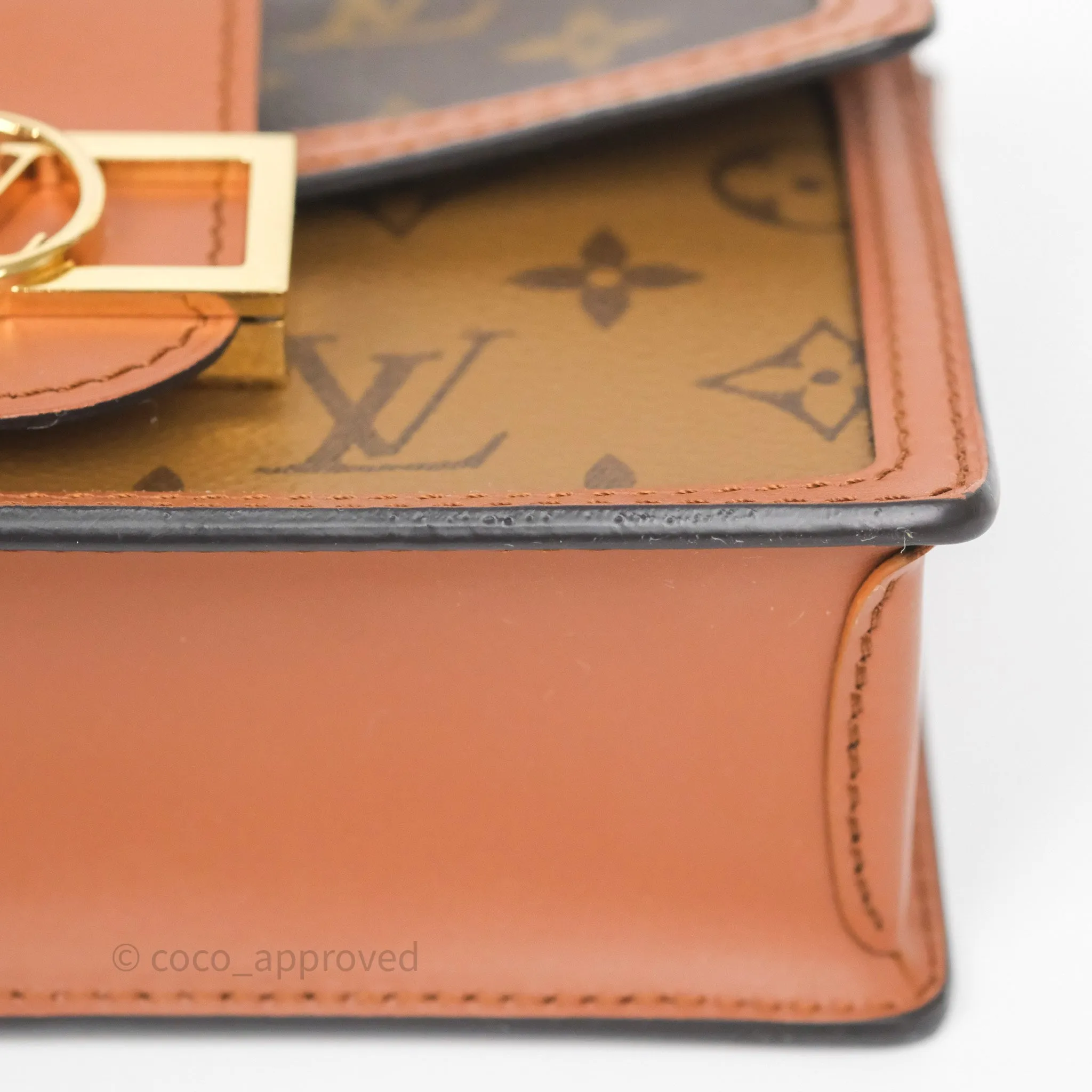 Louis Vuitton Chain Wallet Dauphine Monogram Reverse