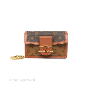 Louis Vuitton Chain Wallet Dauphine Monogram Reverse