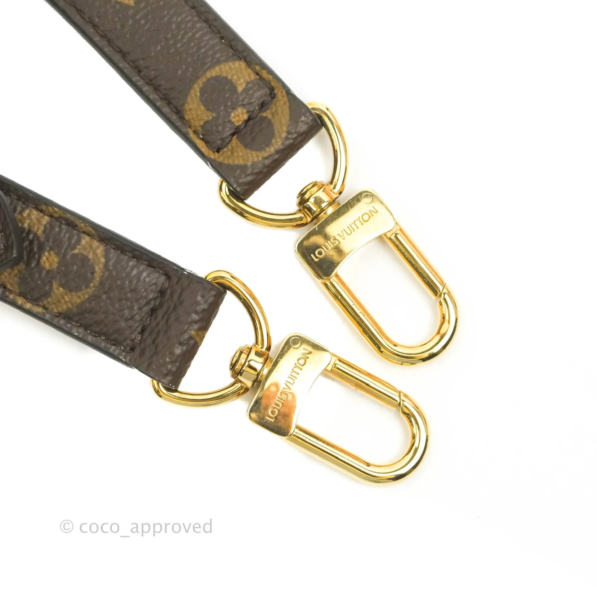 Louis Vuitton Cherrywood PM Handbag Patent Monogram Canvas
