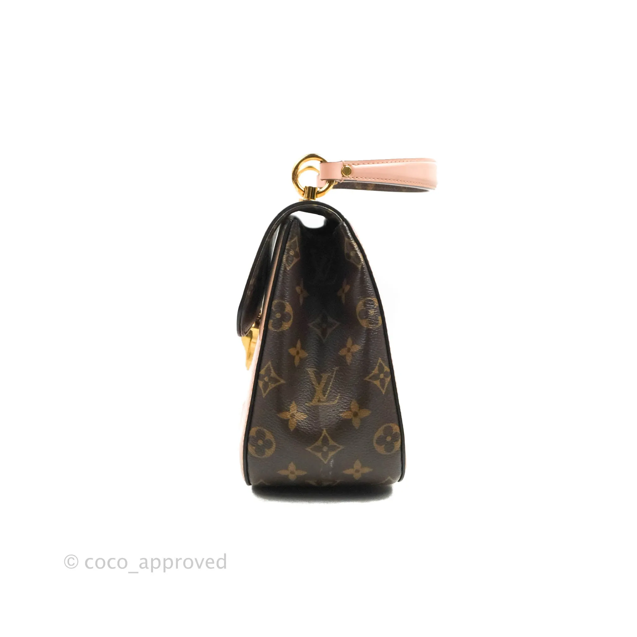 Louis Vuitton Cherrywood PM Handbag Patent Monogram Canvas