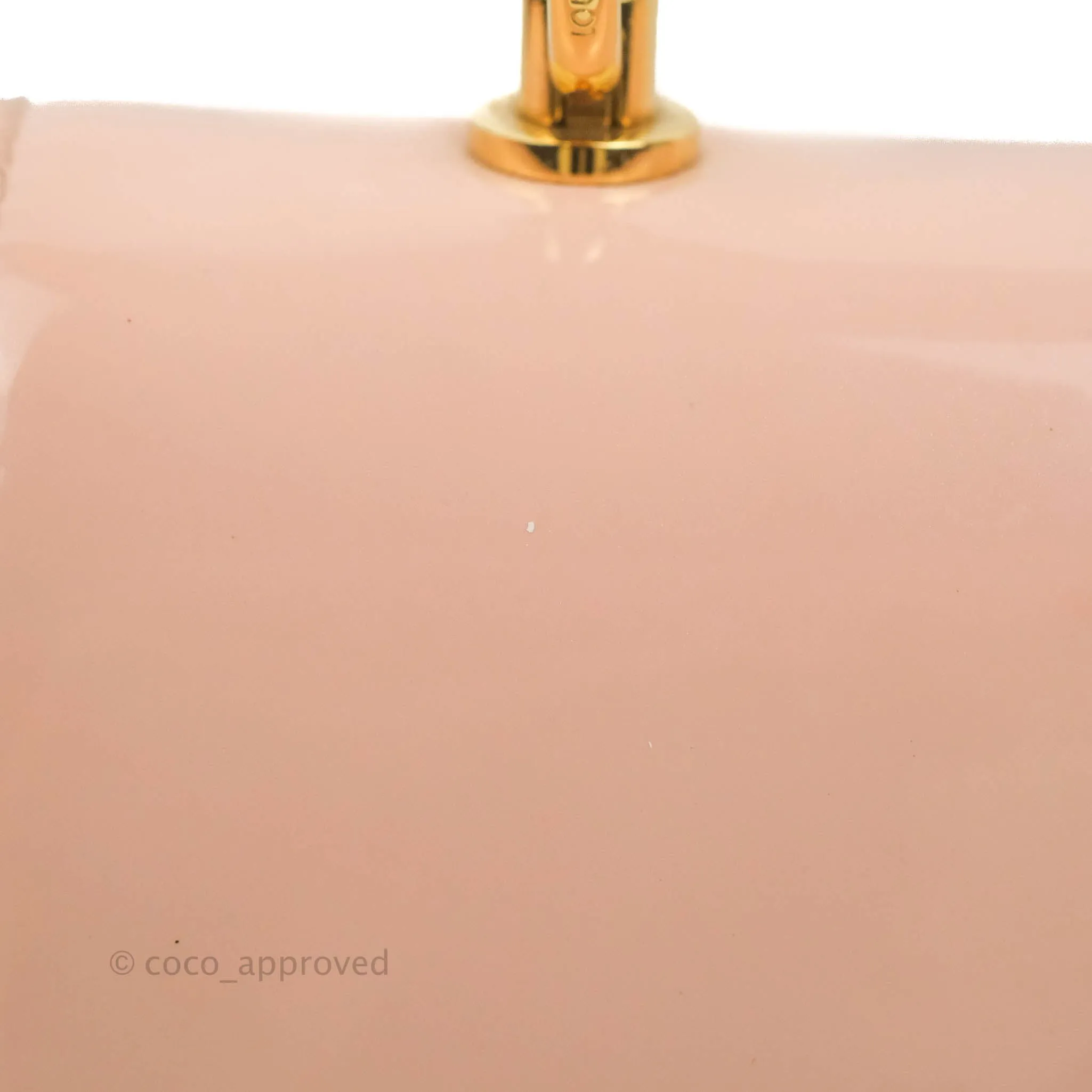 Louis Vuitton Cherrywood PM Handbag Patent Monogram Canvas