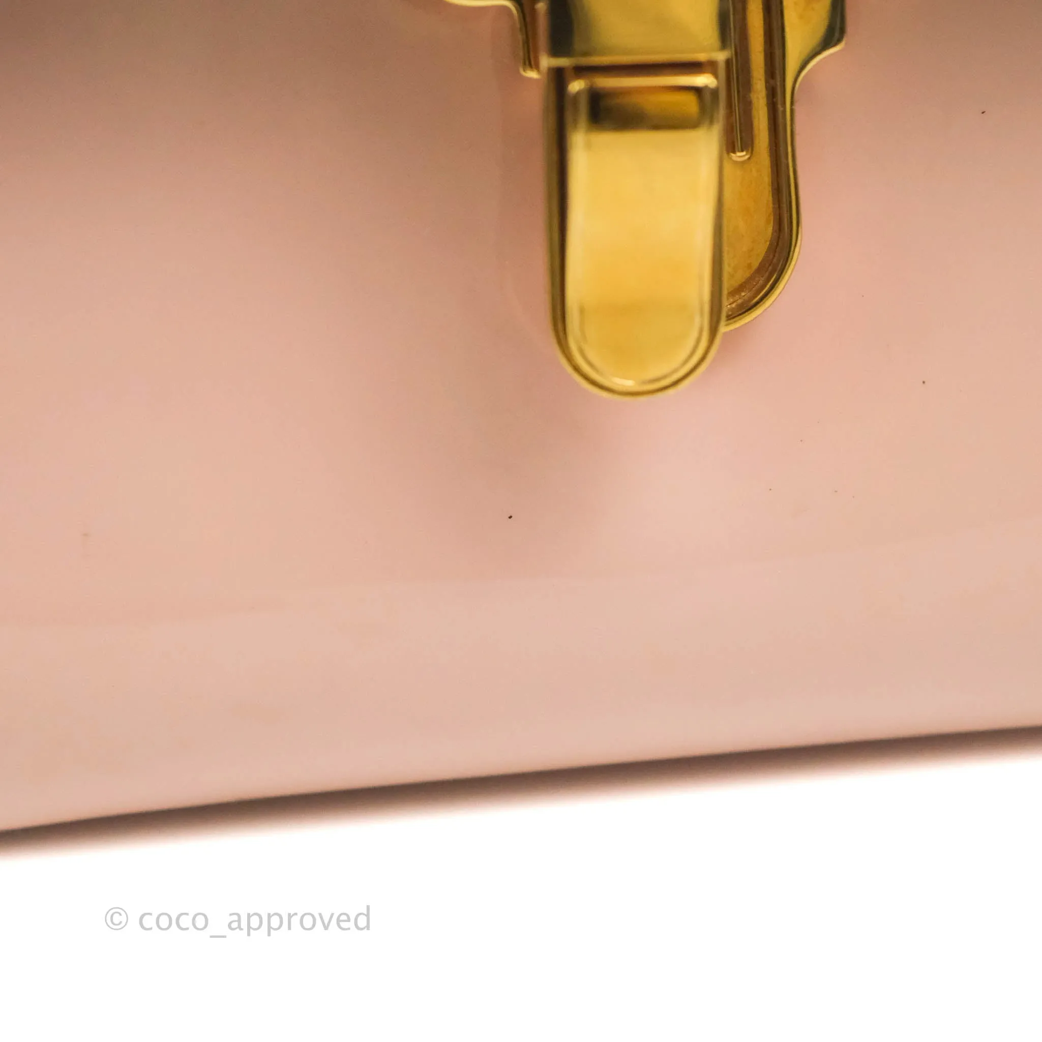 Louis Vuitton Cherrywood PM Handbag Patent Monogram Canvas