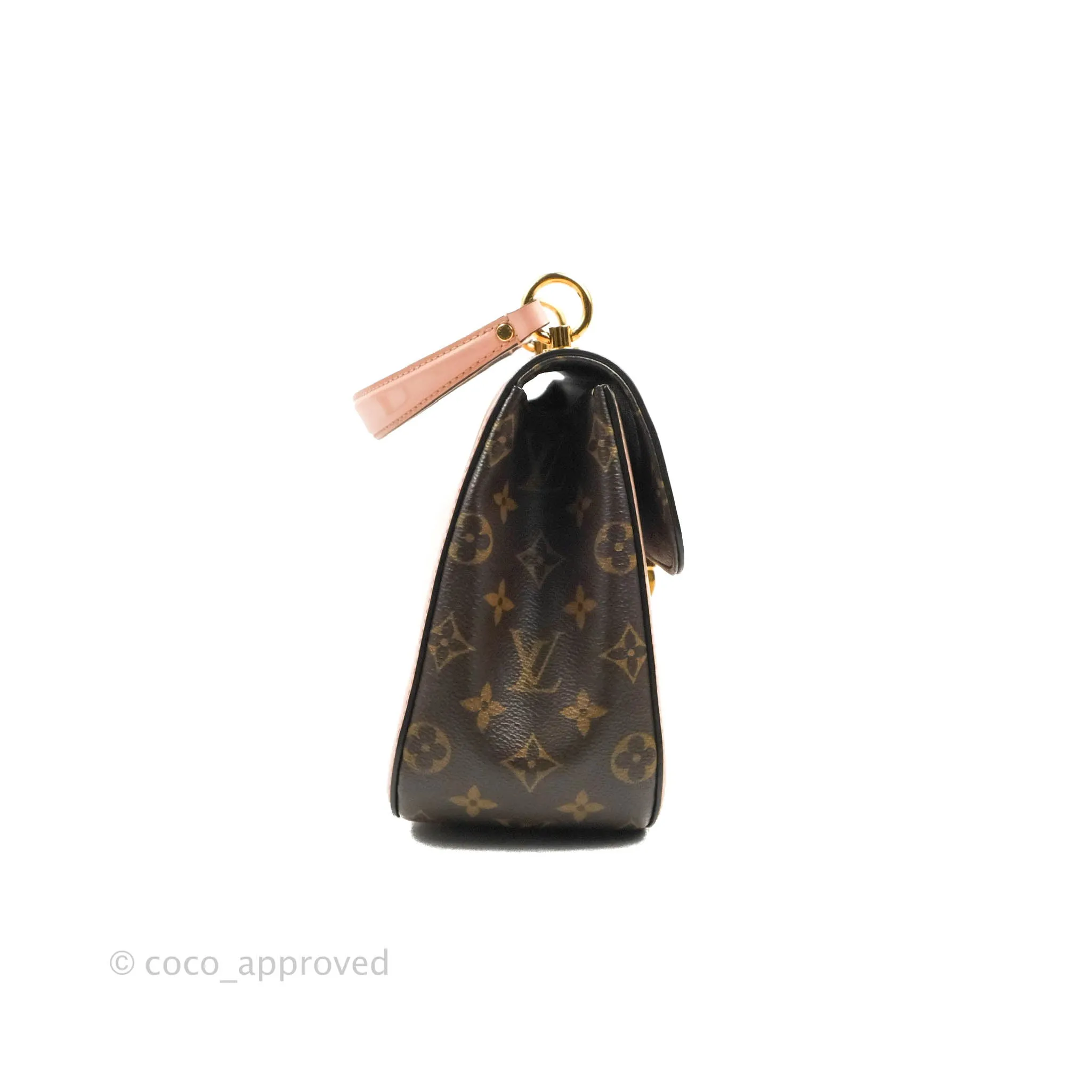 Louis Vuitton Cherrywood PM Handbag Patent Monogram Canvas