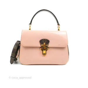 Louis Vuitton Cherrywood PM Handbag Patent Monogram Canvas