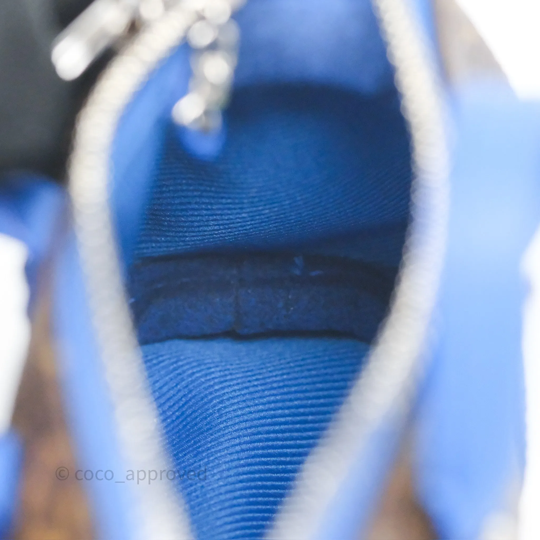 Louis Vuitton Colormania Mini Keepall Pouch Bag Charm Blue