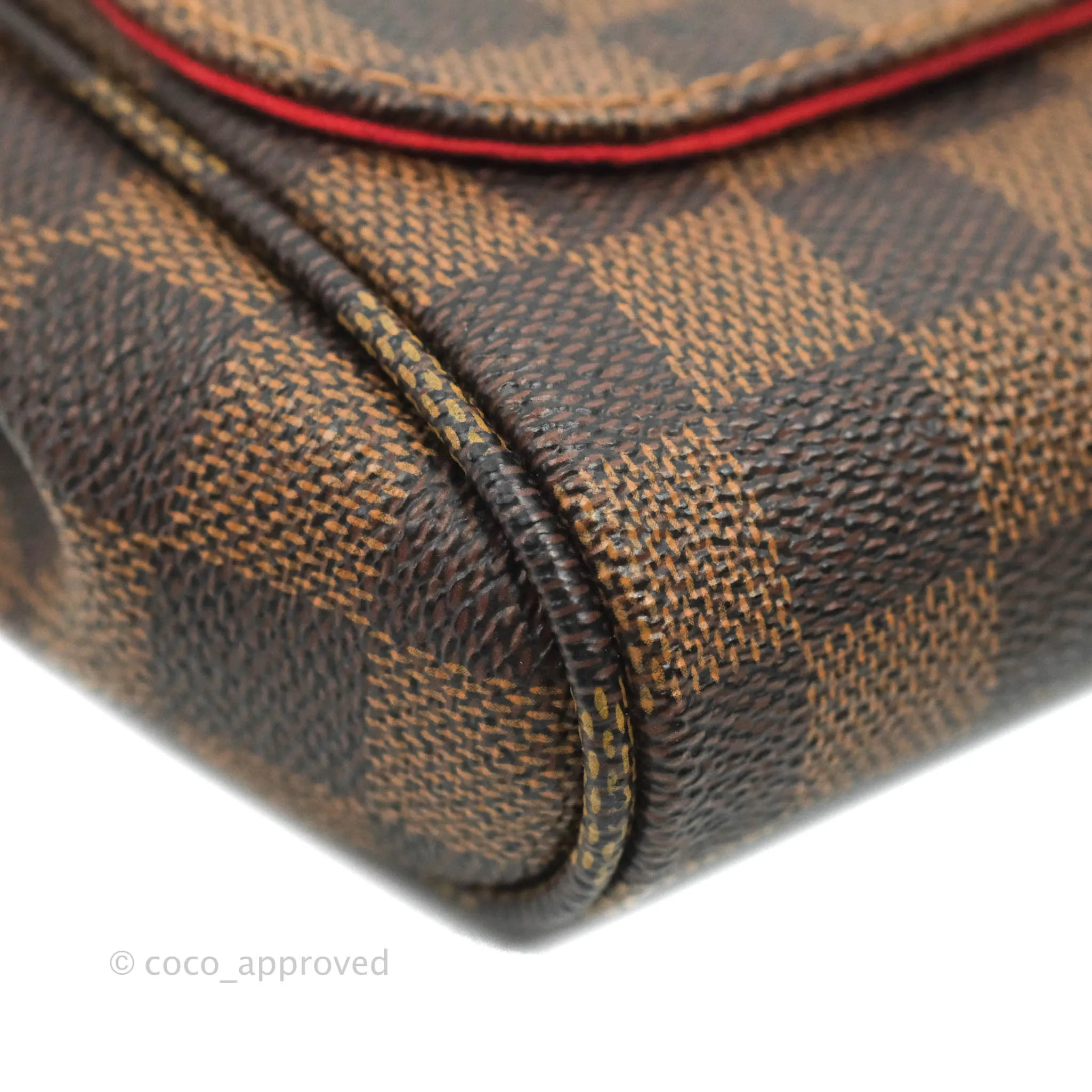 Louis Vuitton Damier Ebene Favourite MM 2-way Flap Bag