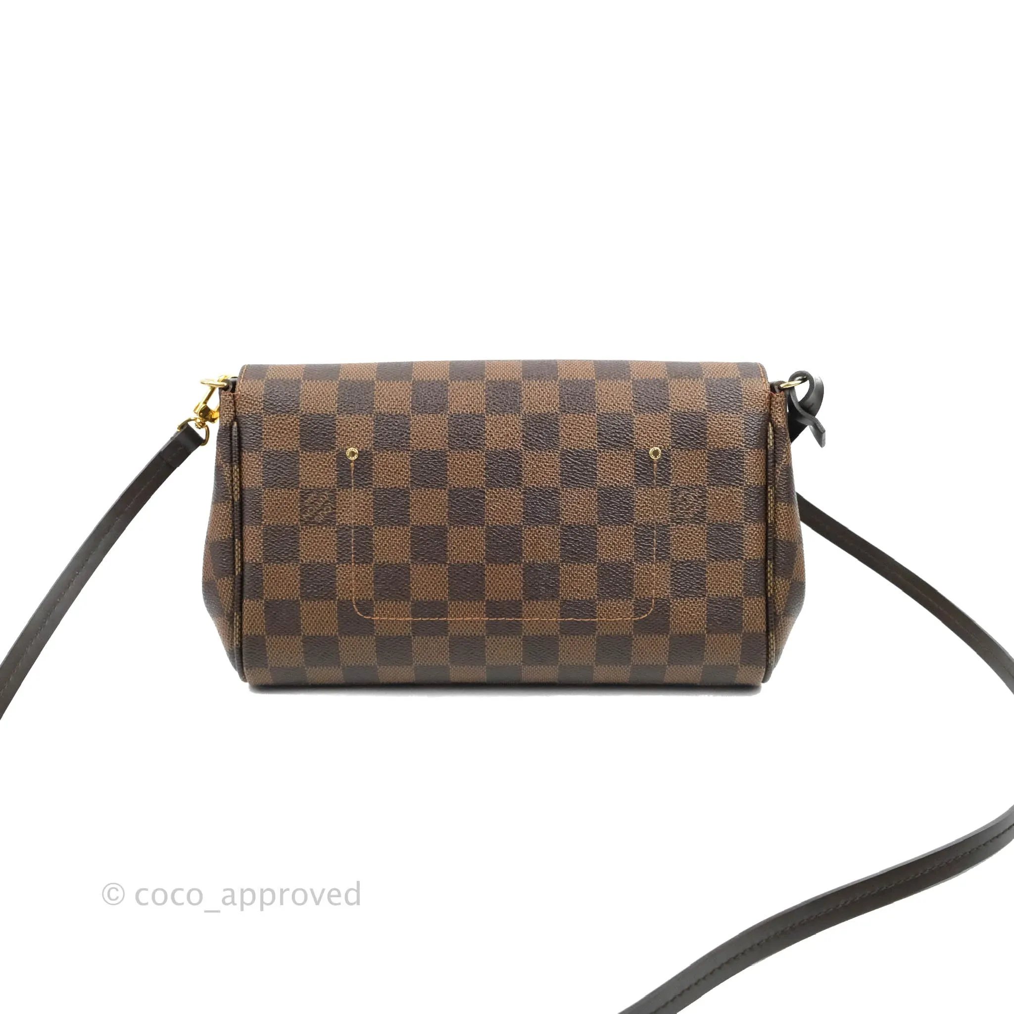 Louis Vuitton Damier Ebene Favourite MM 2-way Flap Bag