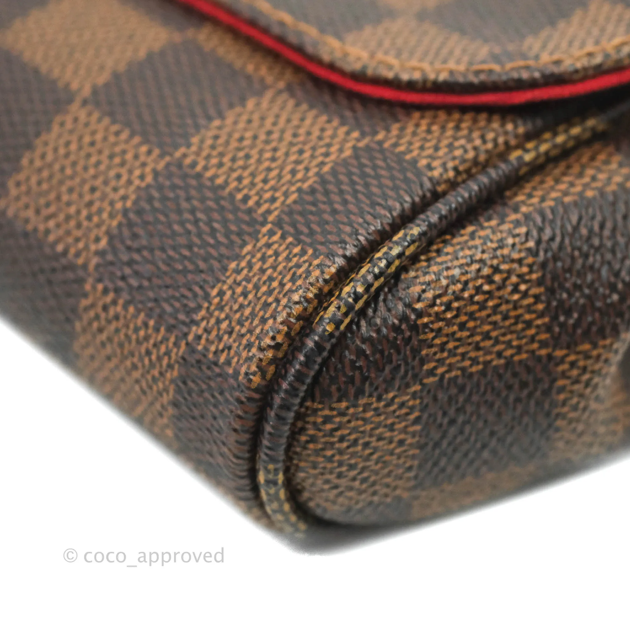 Louis Vuitton Damier Ebene Favourite MM 2-way Flap Bag
