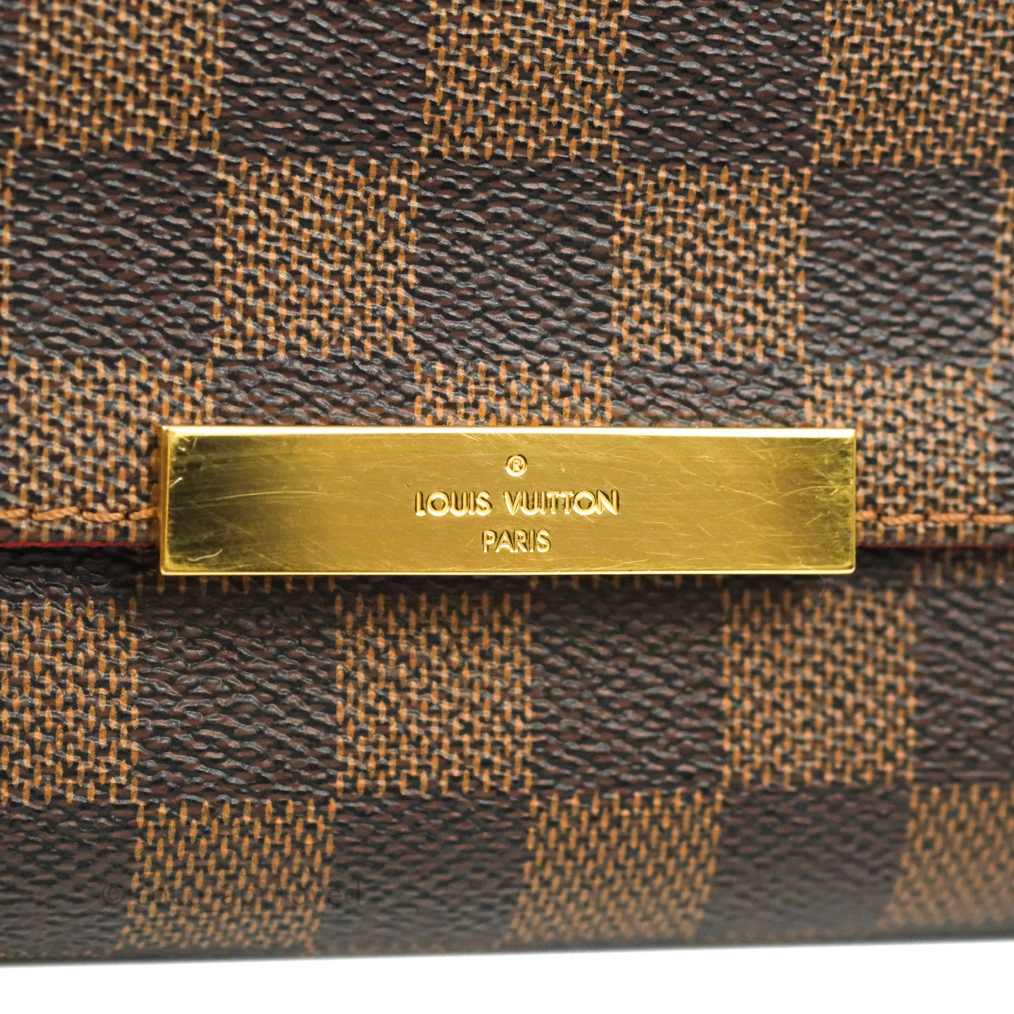 Louis Vuitton Damier Ebene Favourite MM 2-way Flap Bag