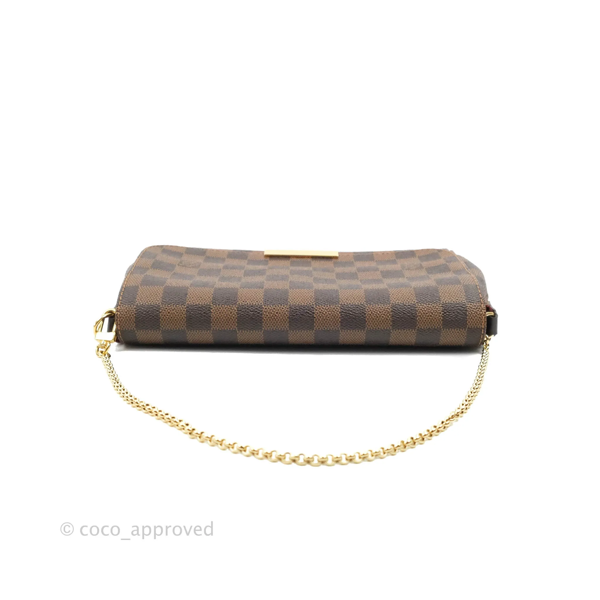 Louis Vuitton Damier Ebene Favourite MM 2-way Flap Bag