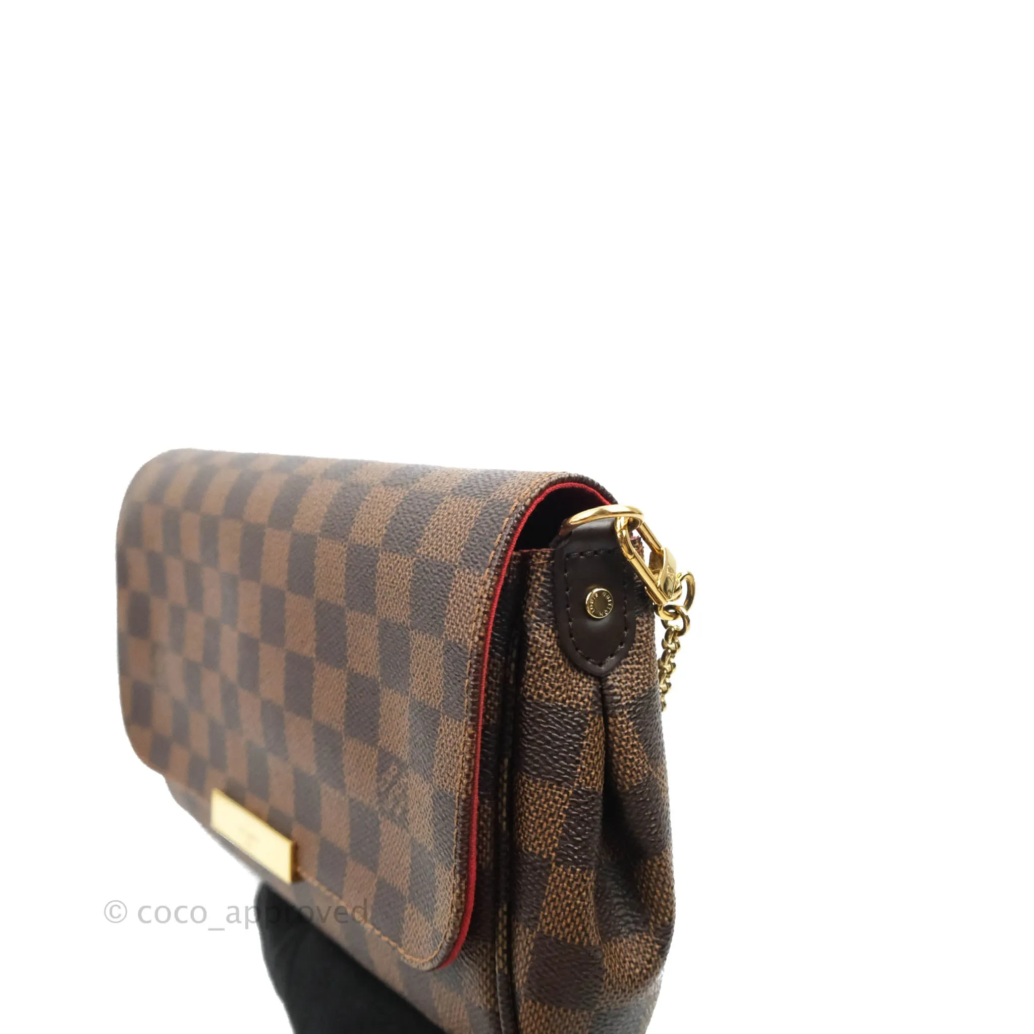 Louis Vuitton Damier Ebene Favourite MM 2-way Flap Bag