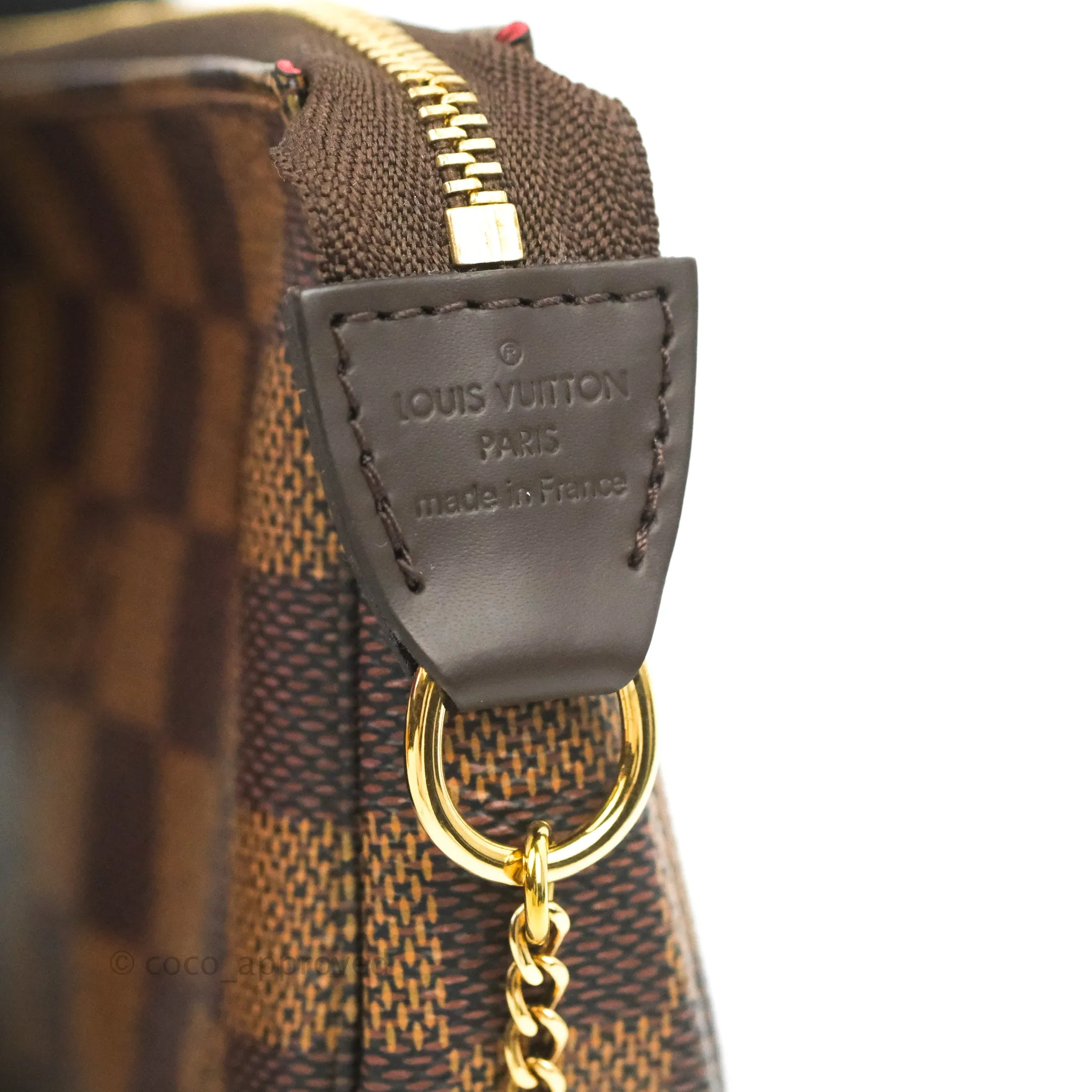 Louis Vuitton Damier Ebene Mini Pochette Accessories