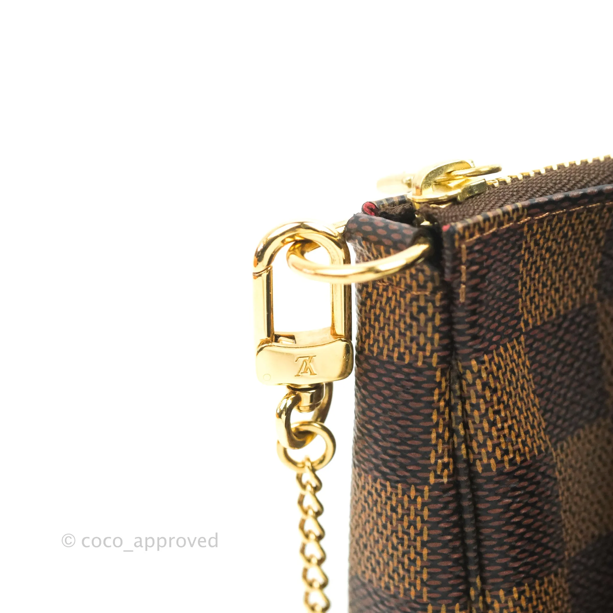 Louis Vuitton Damier Ebene Mini Pochette Accessories