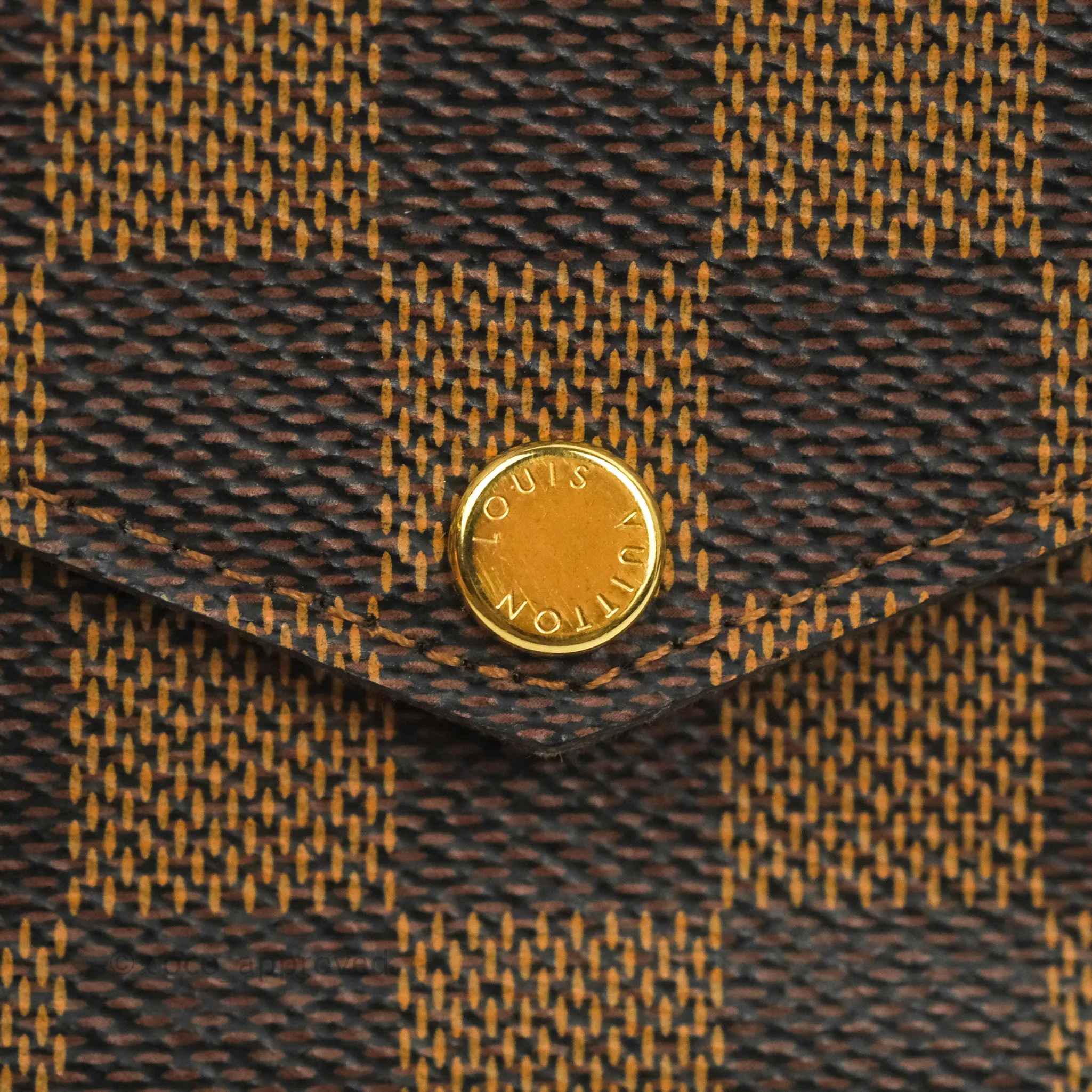 Louis Vuitton Damier Ebene Pochette Felicie Chain Wallet