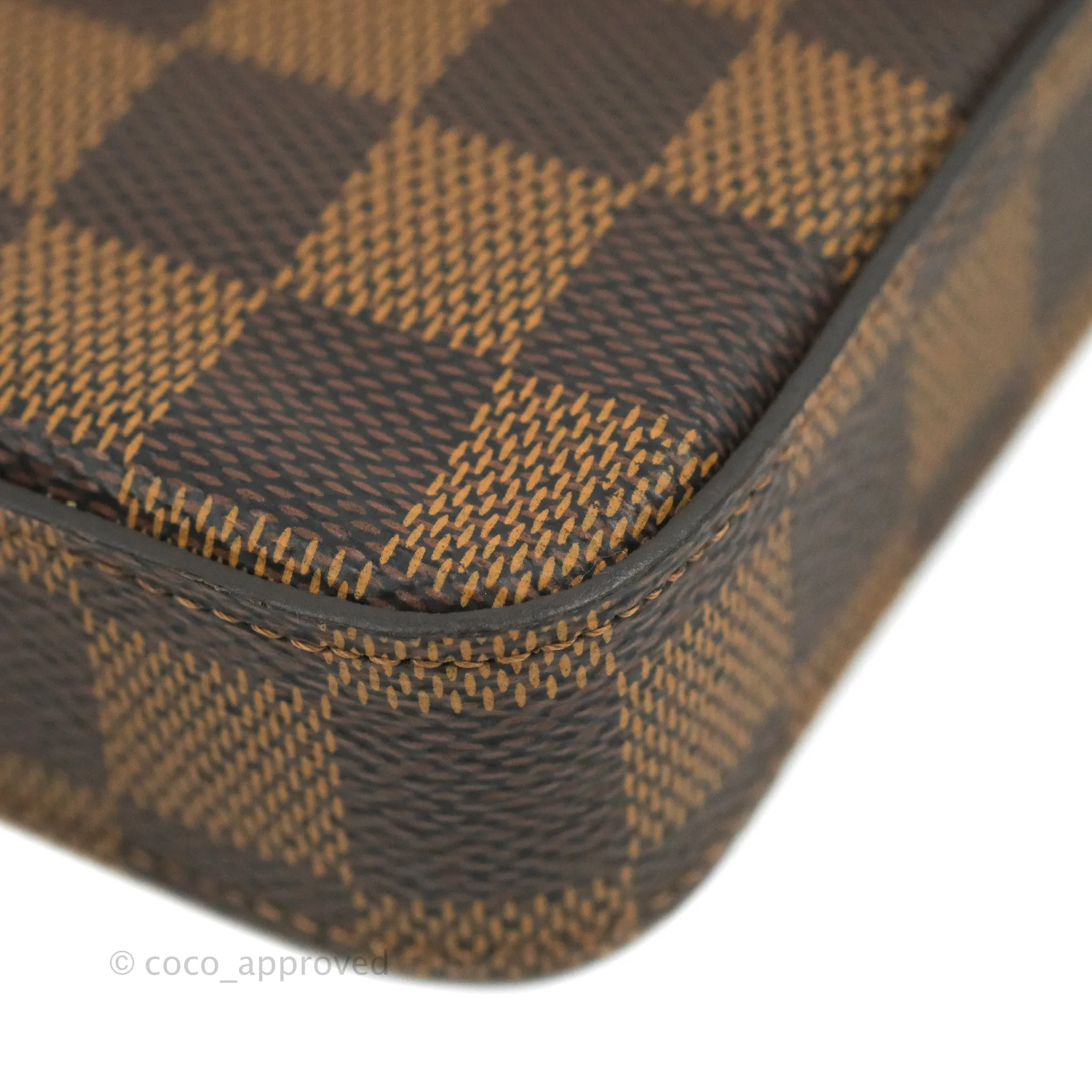 Louis Vuitton Damier Ebene Pochette Felicie Chain Wallet
