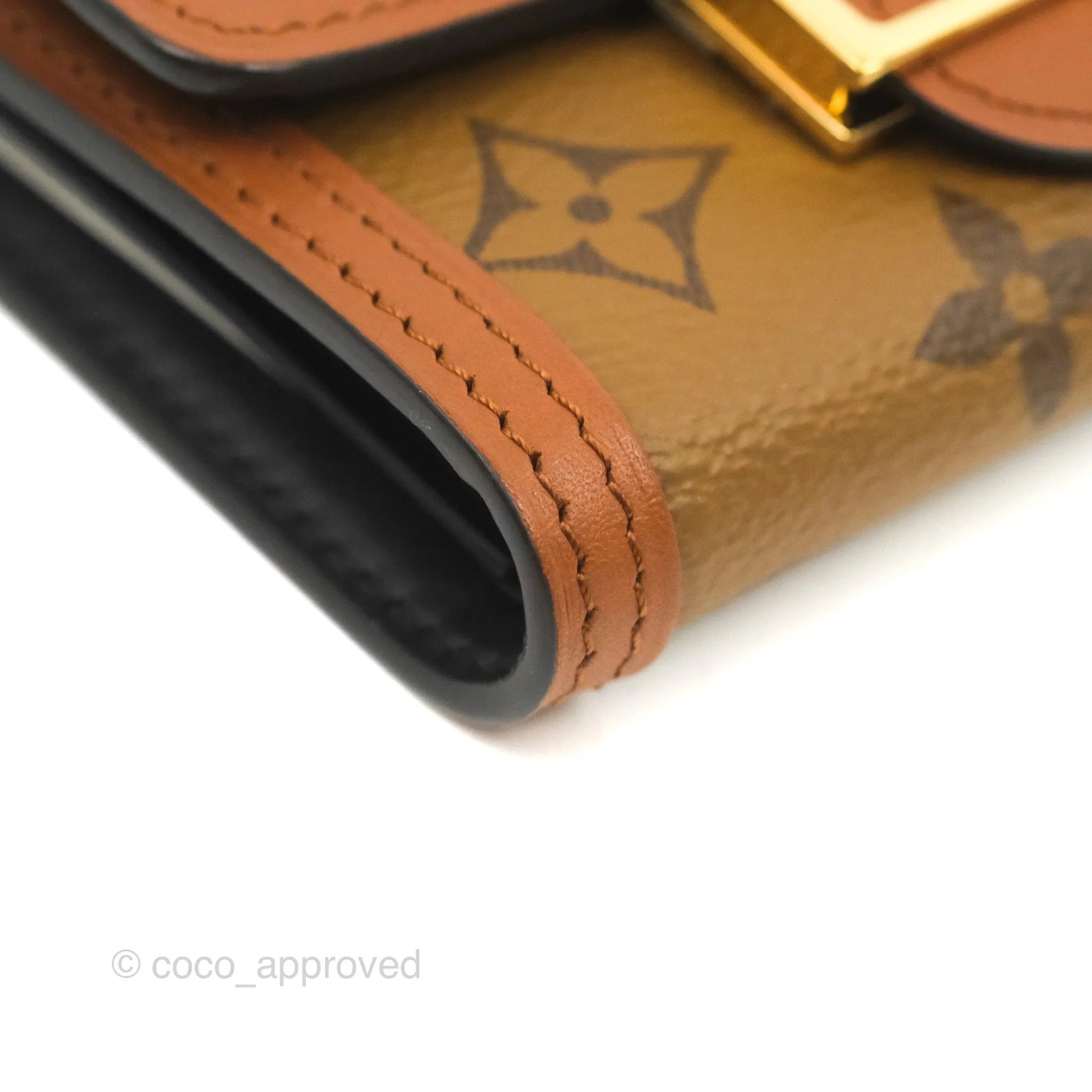 Louis Vuitton Dauphine Fold Wallet Reverse Monogram