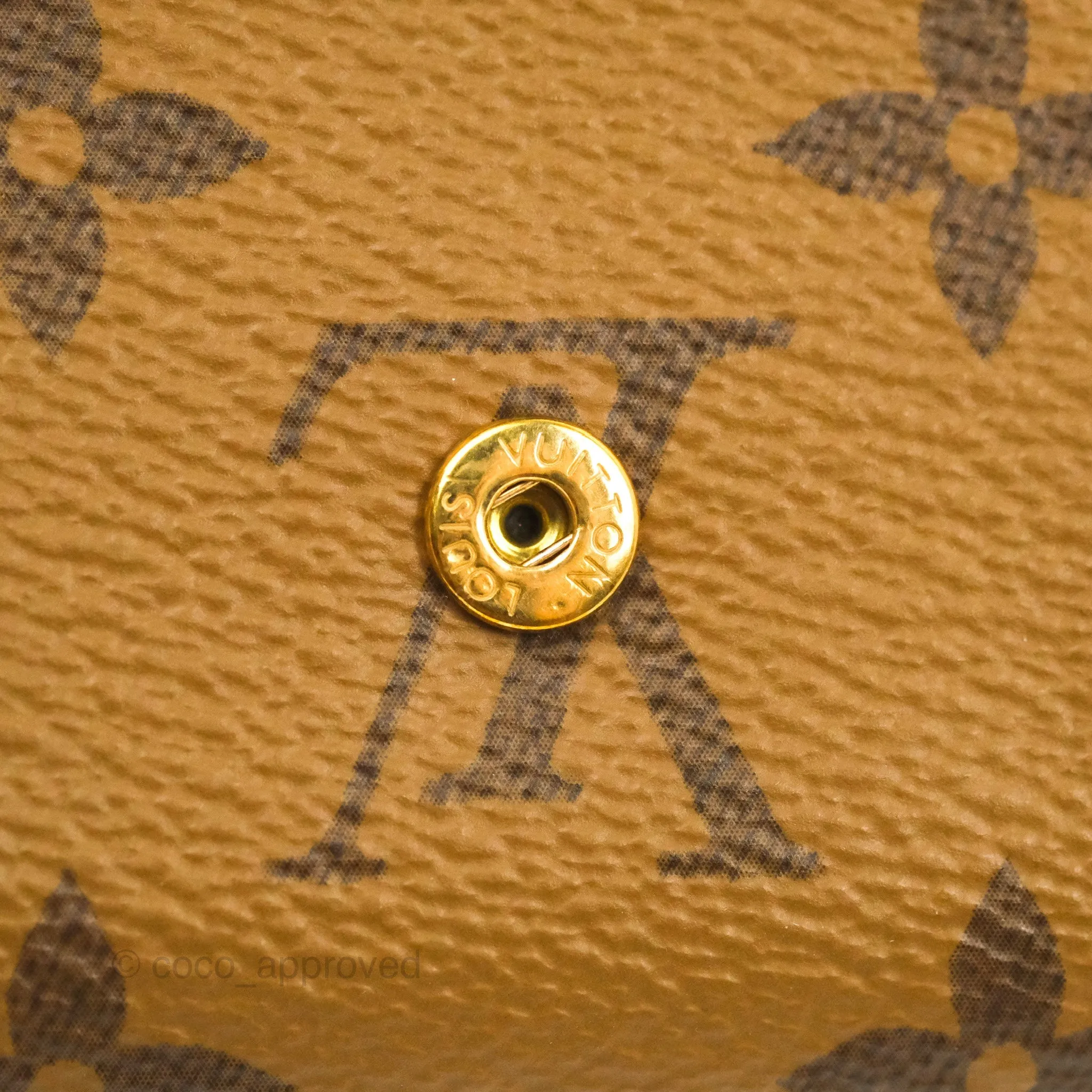Louis Vuitton Dauphine Fold Wallet Reverse Monogram