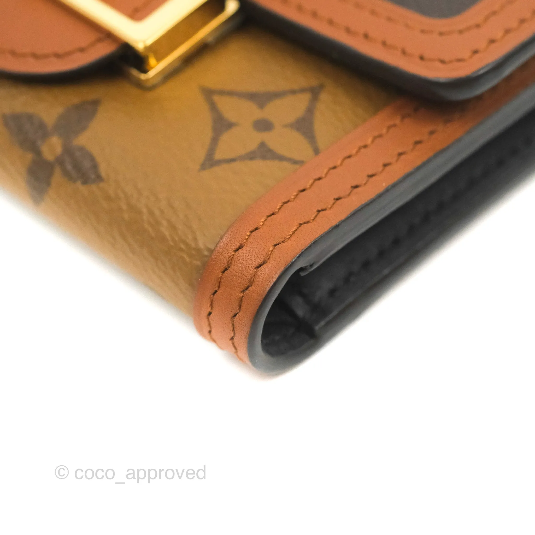 Louis Vuitton Dauphine Fold Wallet Reverse Monogram