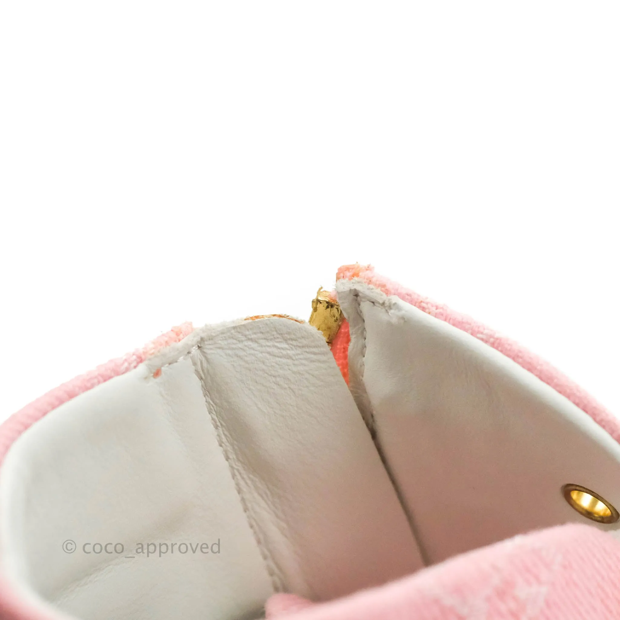 Louis Vuitton Denim Pink High Top Sneakers 36.5