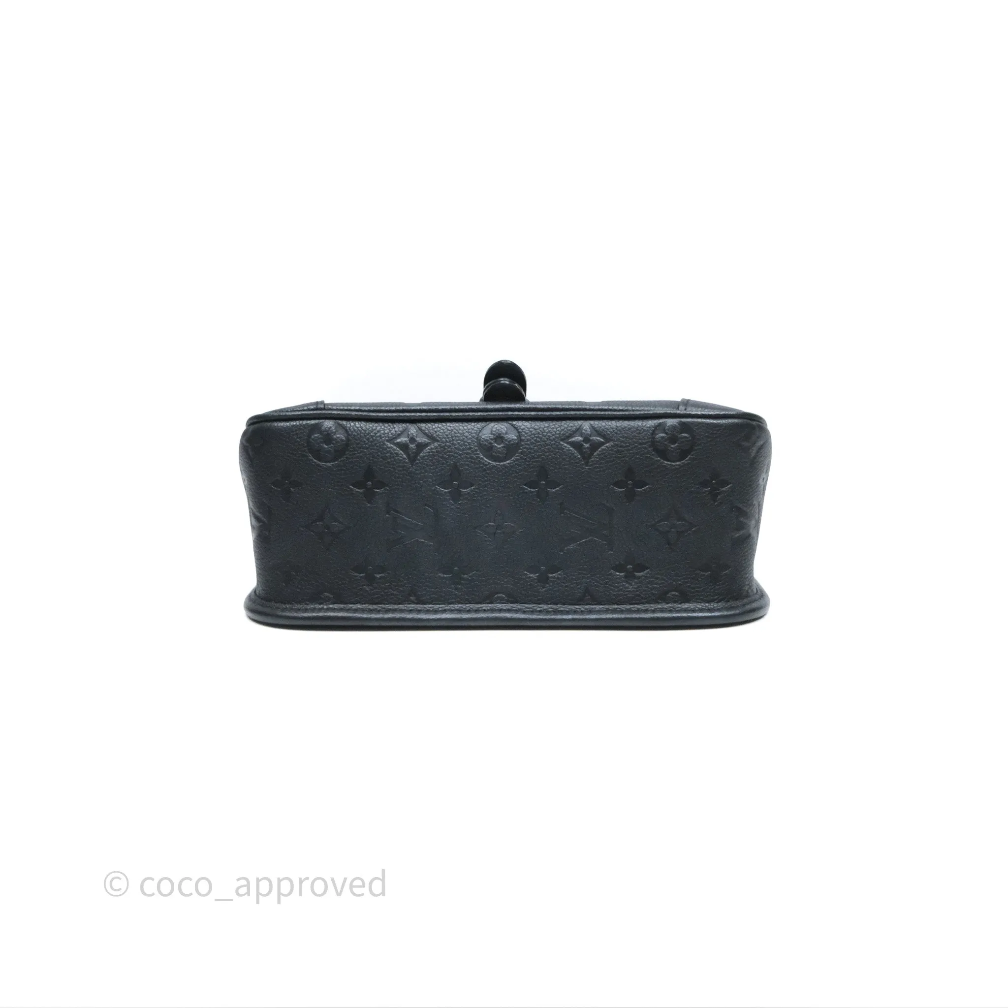 Louis Vuitton Diane Bag Black Monogram Empreinte Leather Gold Hardware