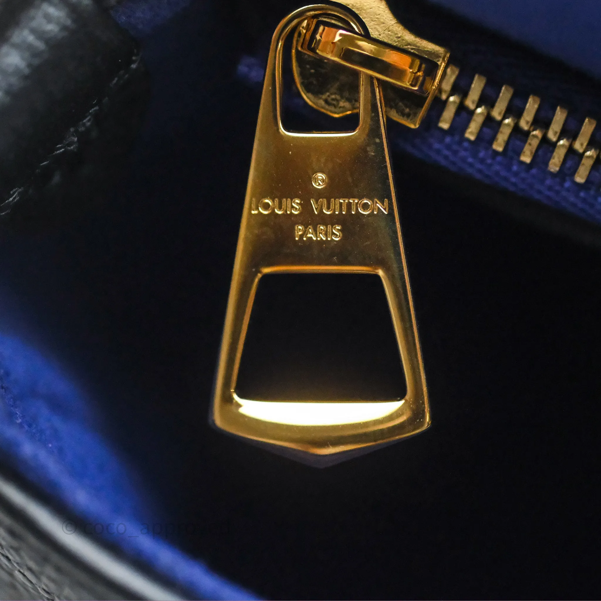 Louis Vuitton Diane Bag Black Monogram Empreinte Leather Gold Hardware