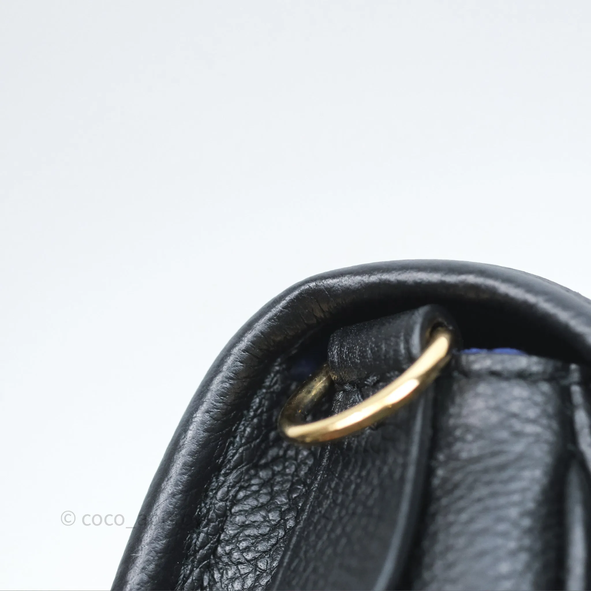 Louis Vuitton Diane Bag Black Monogram Empreinte Leather Gold Hardware