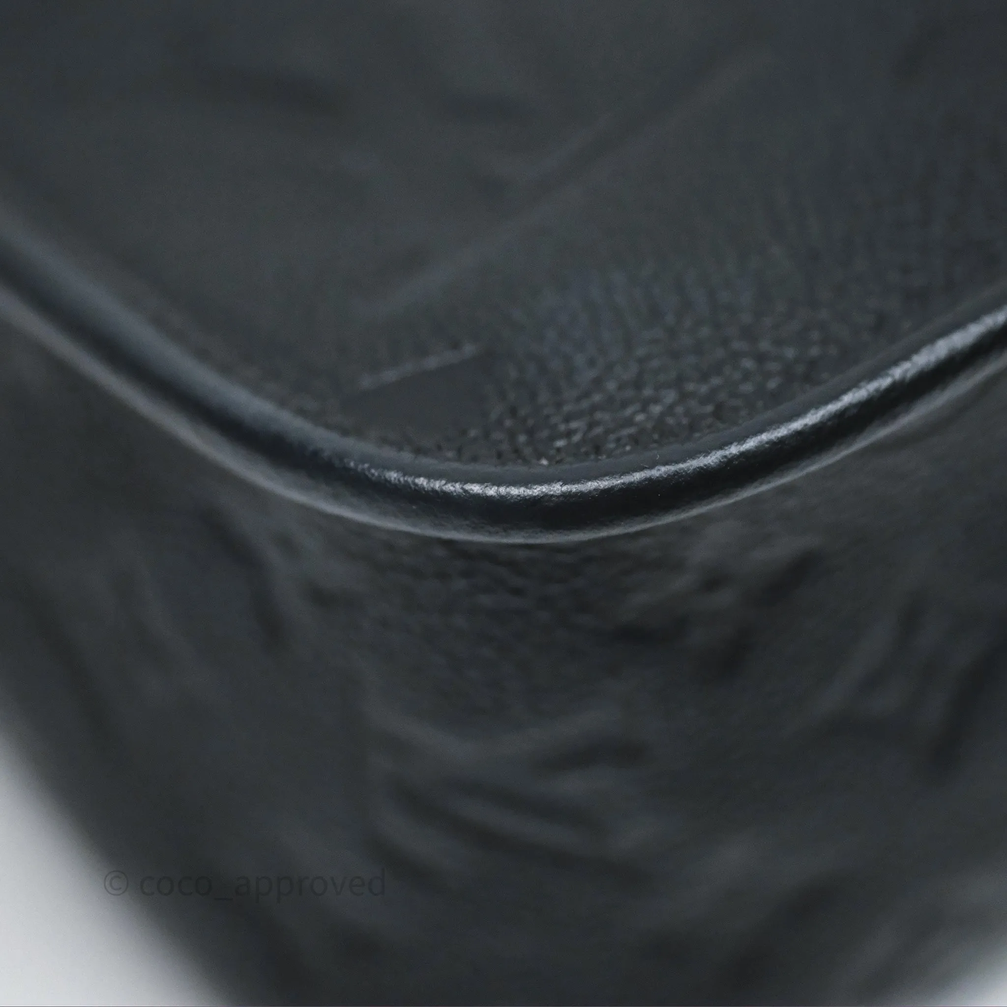 Louis Vuitton Diane Bag Black Monogram Empreinte Leather Gold Hardware