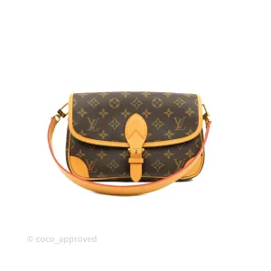 Louis Vuitton Diane Satchel Monogram Canvas with Jacquard Strap